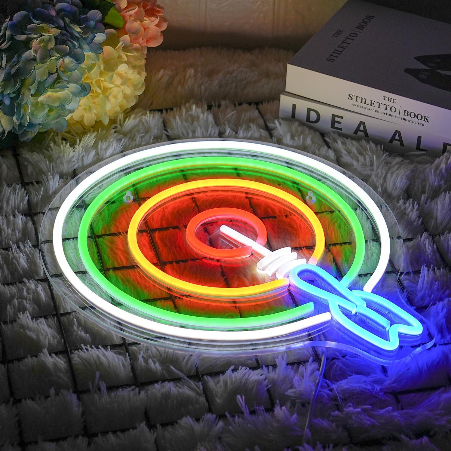 Cartel de Neón Circular LMSIGNLY 33cm Luz LED Regulable