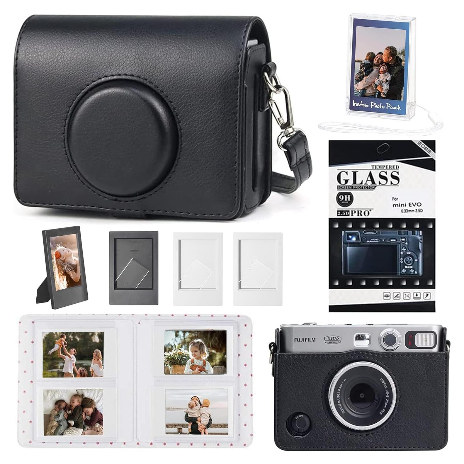 Kit de Accesorios para Cámara Fujifilm Instax Mini EVO - Negro
