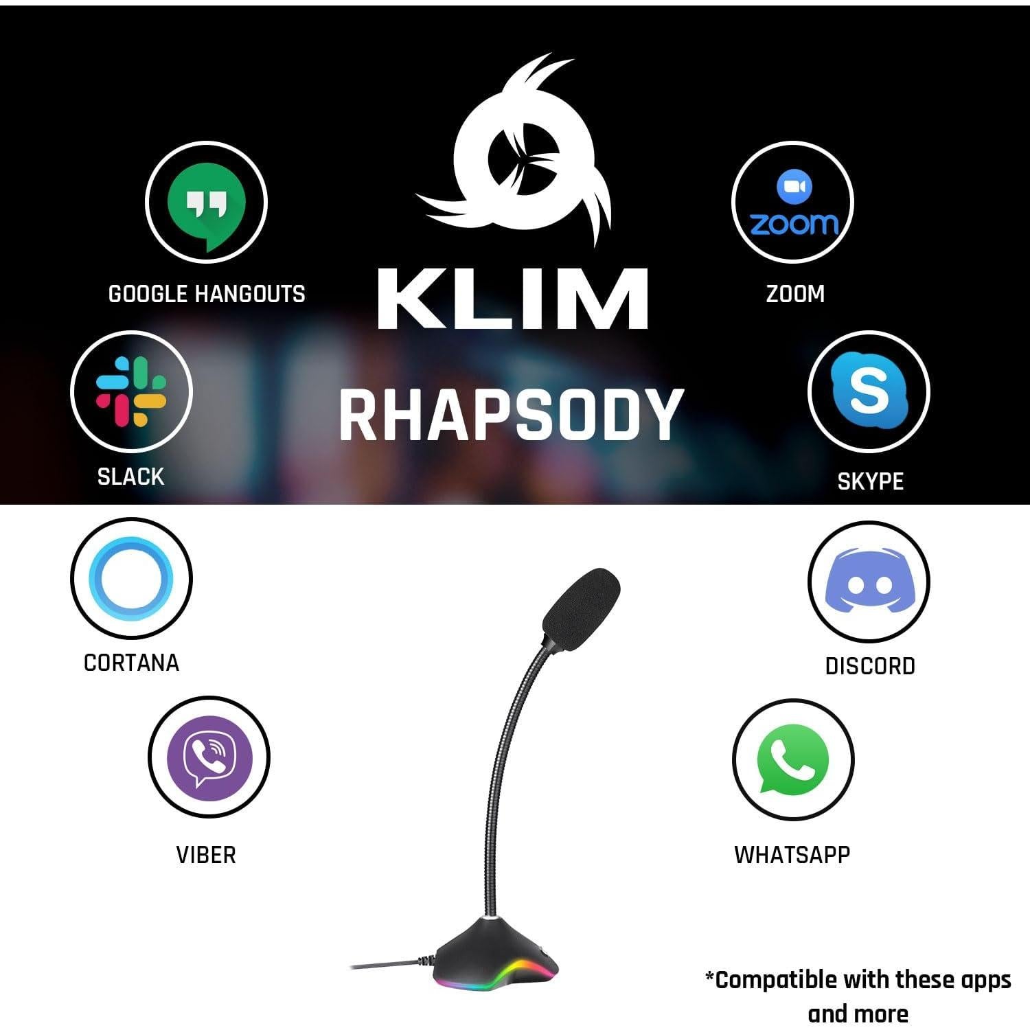 Micrófono USB KLIM Rhapsody para PC y PS4 - Alta Calidad de Sonido