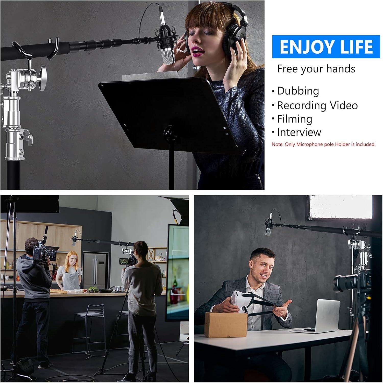 Soporte de Micrófono de Metal Neewer para Brazo C-Stand