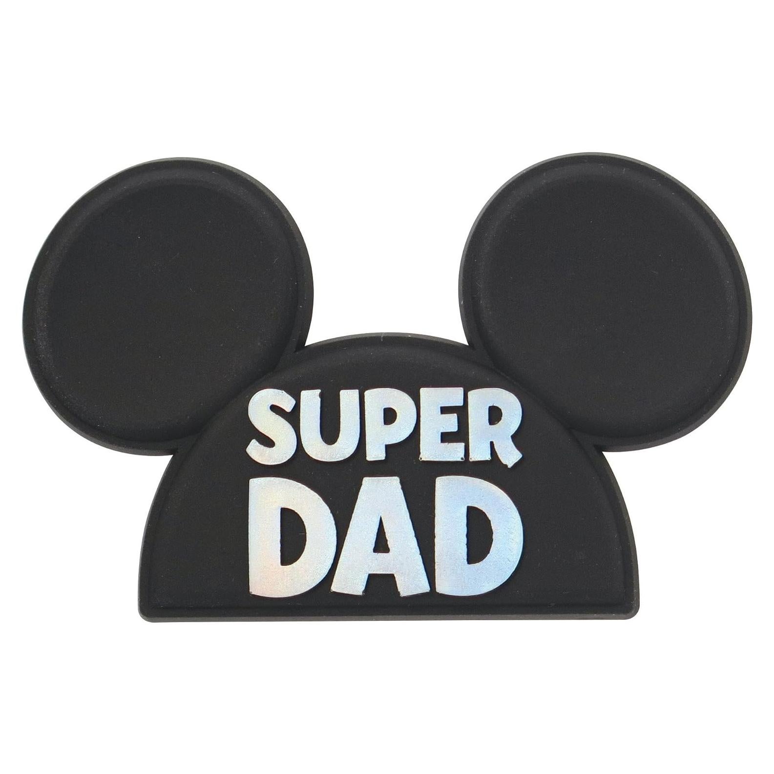 Imán Mickey Mouse Disney Super Papá Multicolor 7.62 cm