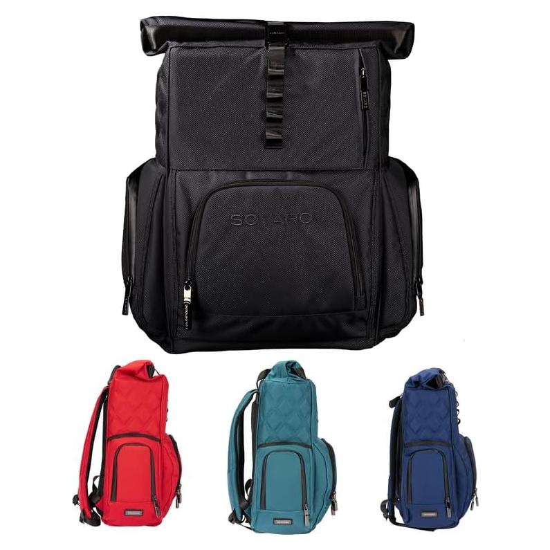 Mochila Enfriadora Aislada Sovaro Lennox 20 Qt Negra