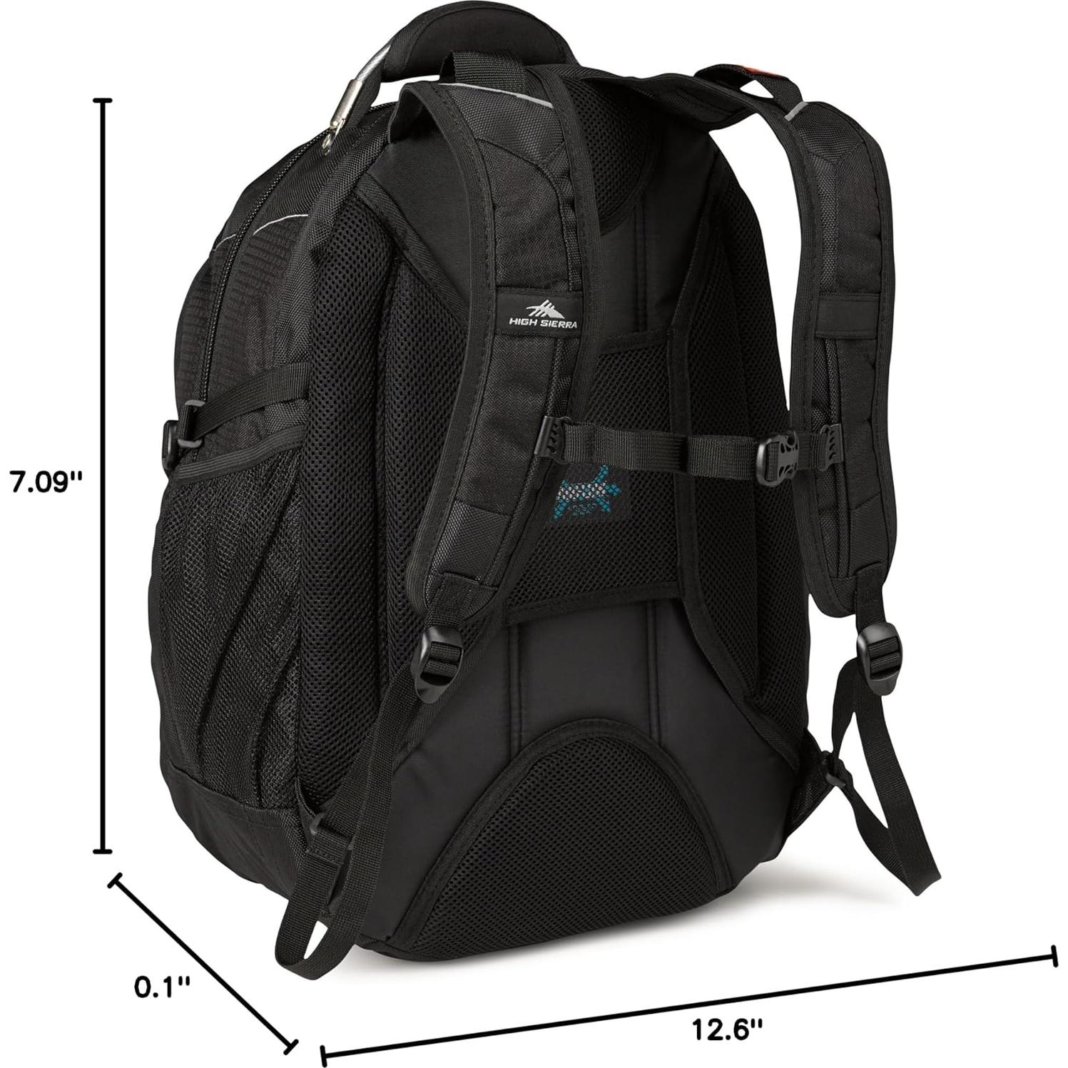 Mochila para Laptop High Sierra XBT Negra 39L Unisex