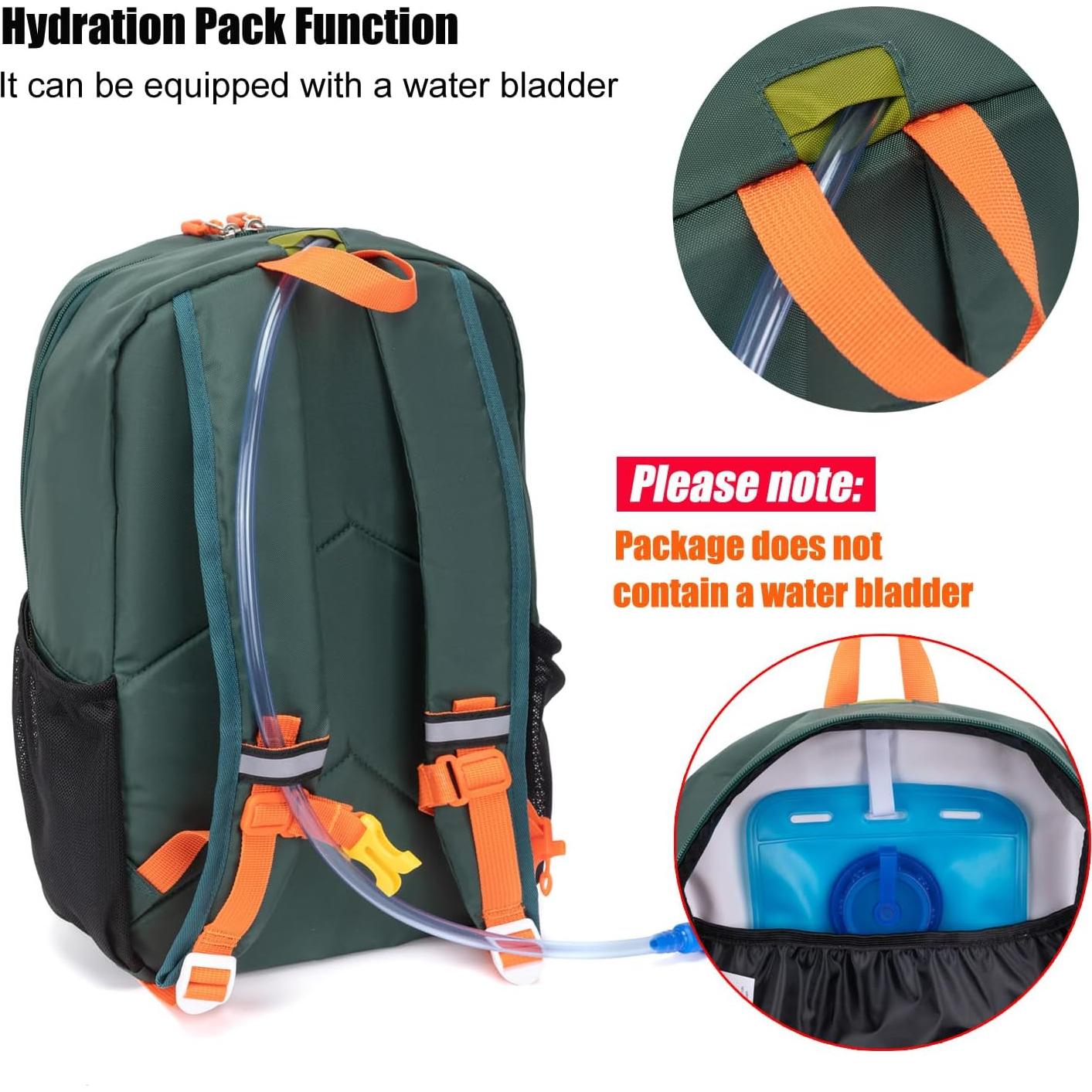 Mochila de Senderismo Ivygreen para Niños Pequeños 14L Verde