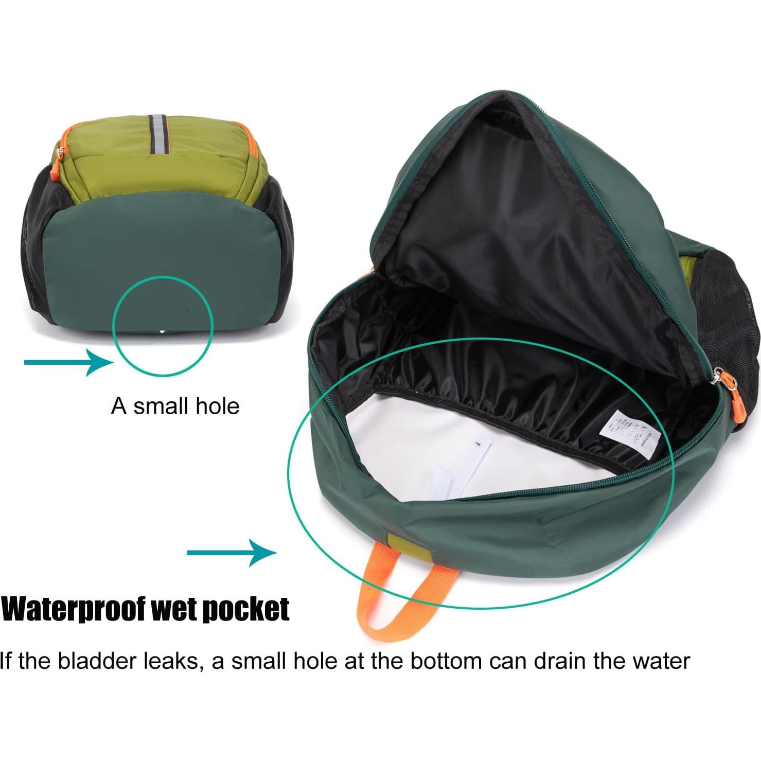 Mochila de Senderismo Ivygreen para Niños Pequeños 14L Verde