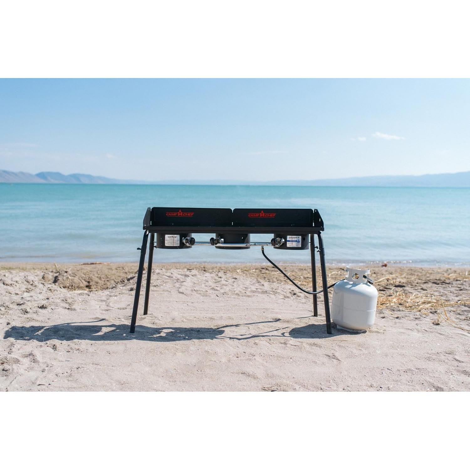 Estufa de Camping Camp Chef Explorer 3 Quemadores Propano