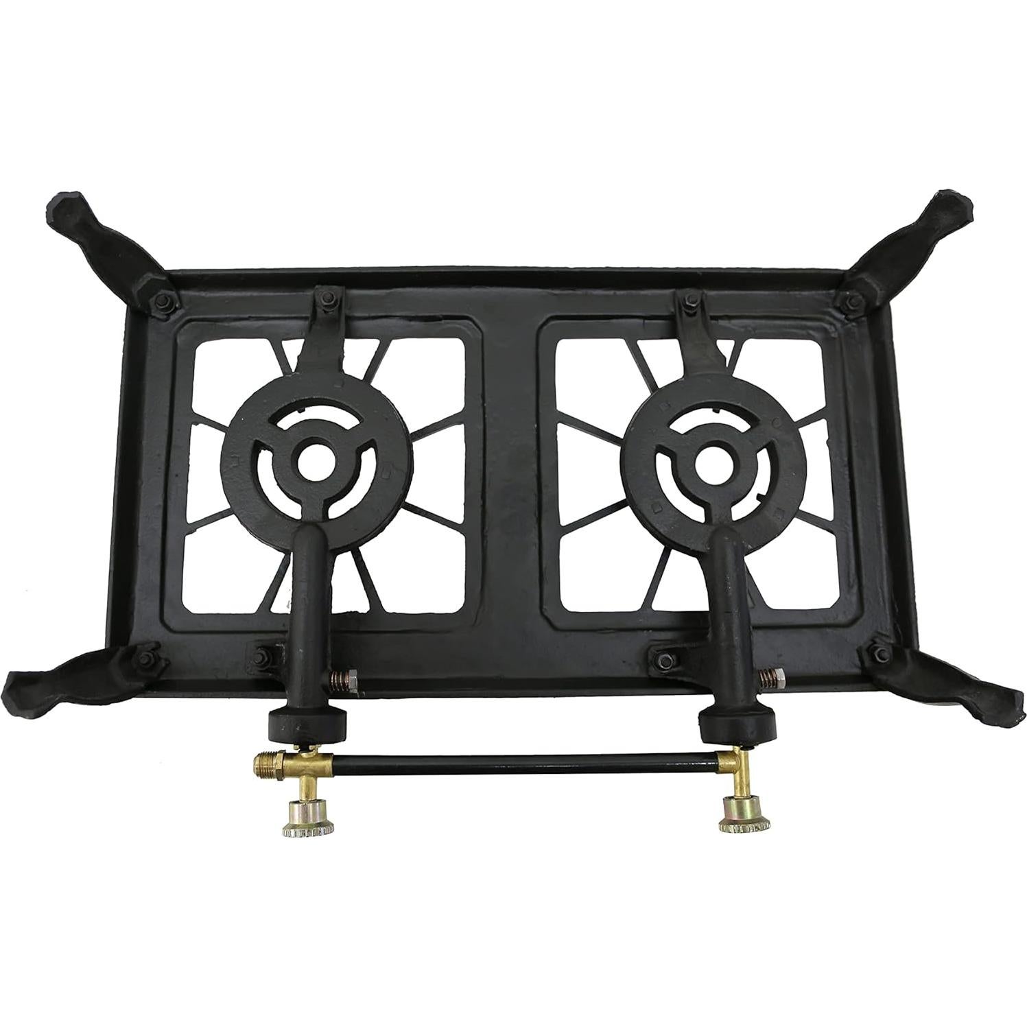 Estufa de Camping Portátil Stansport Doble Quemador 30000 B.T.U.