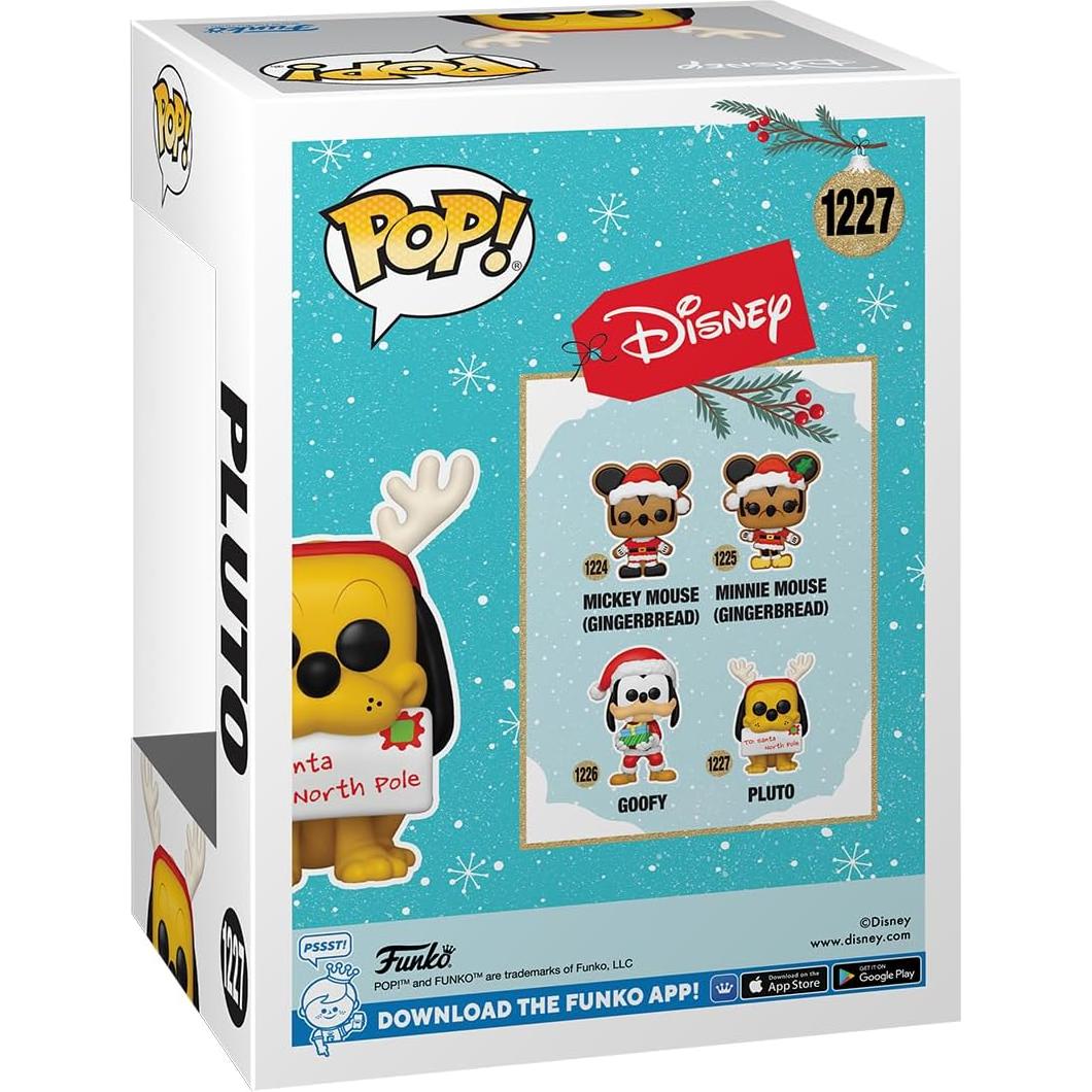 Funko POP! Disney: Holiday - Pluto - Collectable Vinyl Figure - Gift Idea - Official Merchandise - for Kids & Adults - Movies Fans - Model Figure for Collectors and Display