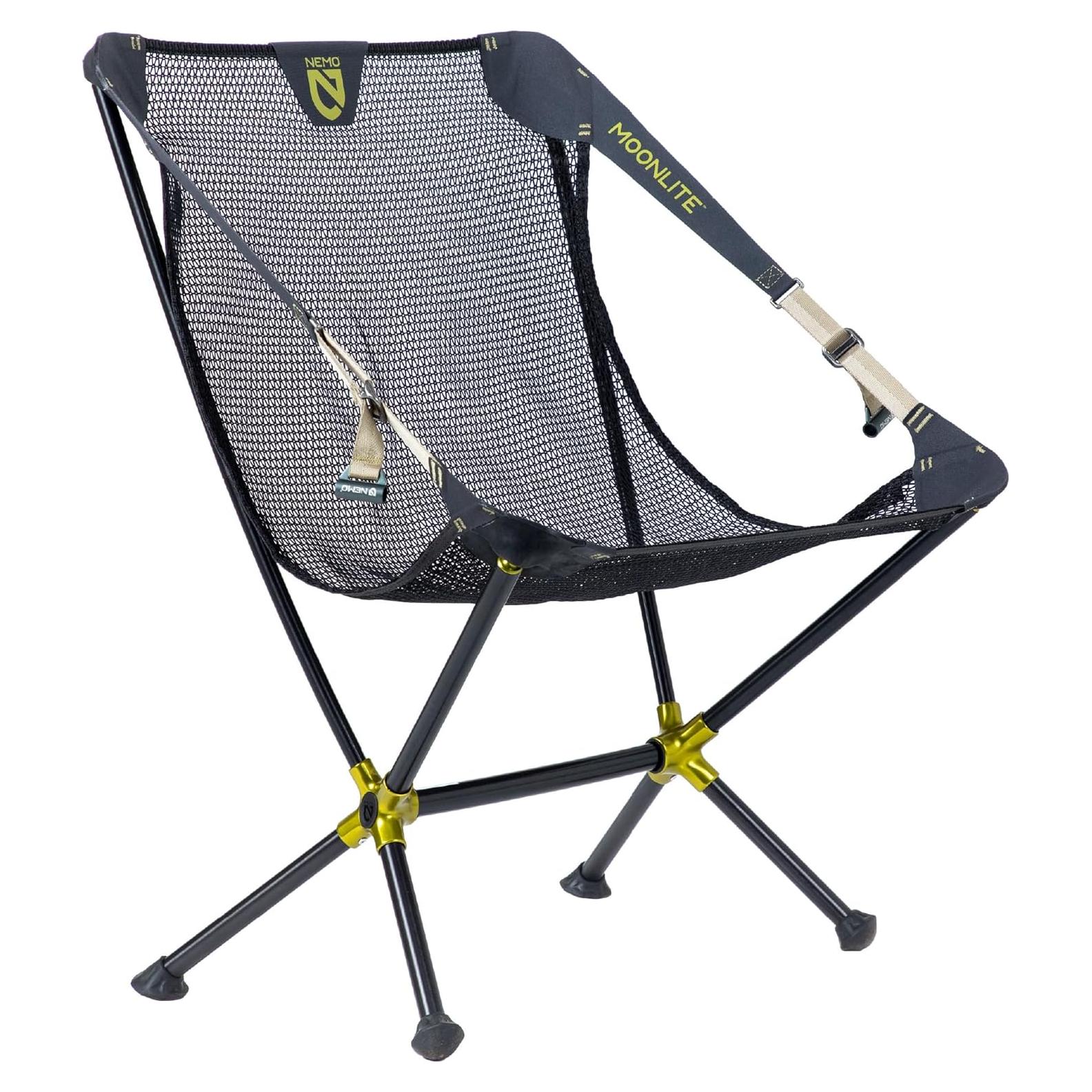Silla de Camping Reclinable NEMO Moonlite - Perla Negra
