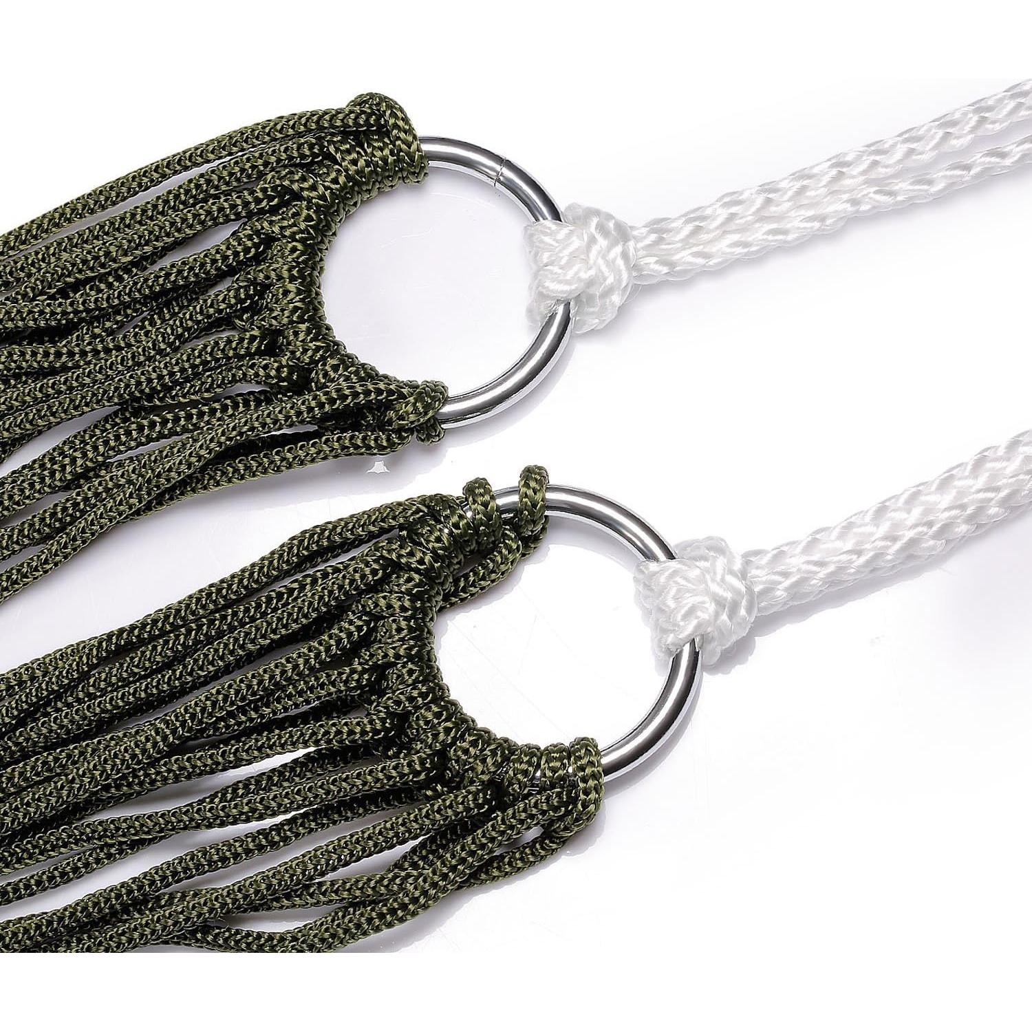 Hamaca de Camping Easyinsmile Verde Nylon 270x80cm 150kg