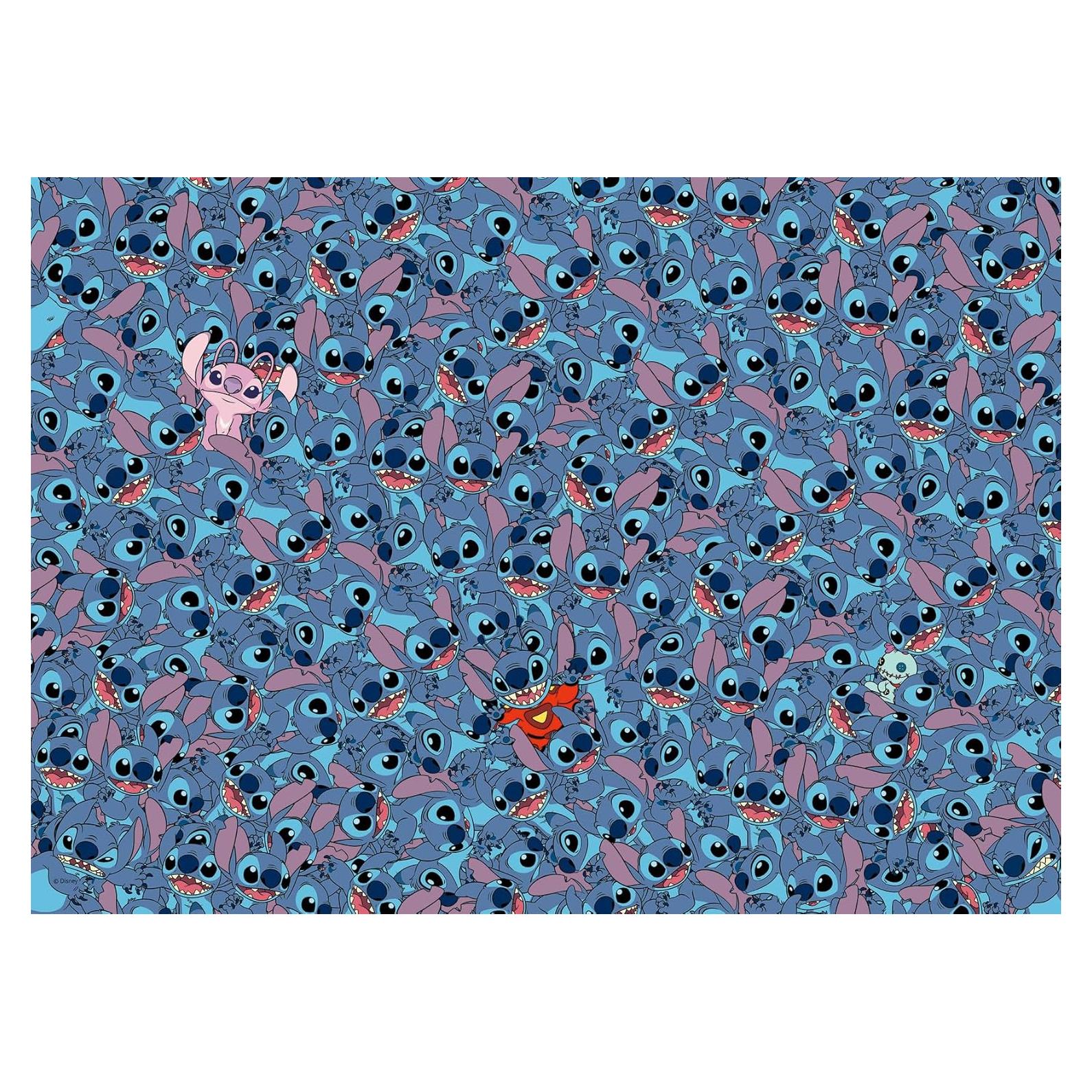 Rompecabezas Ravensburger 1000 Piezas Stitch - Arte Detallado