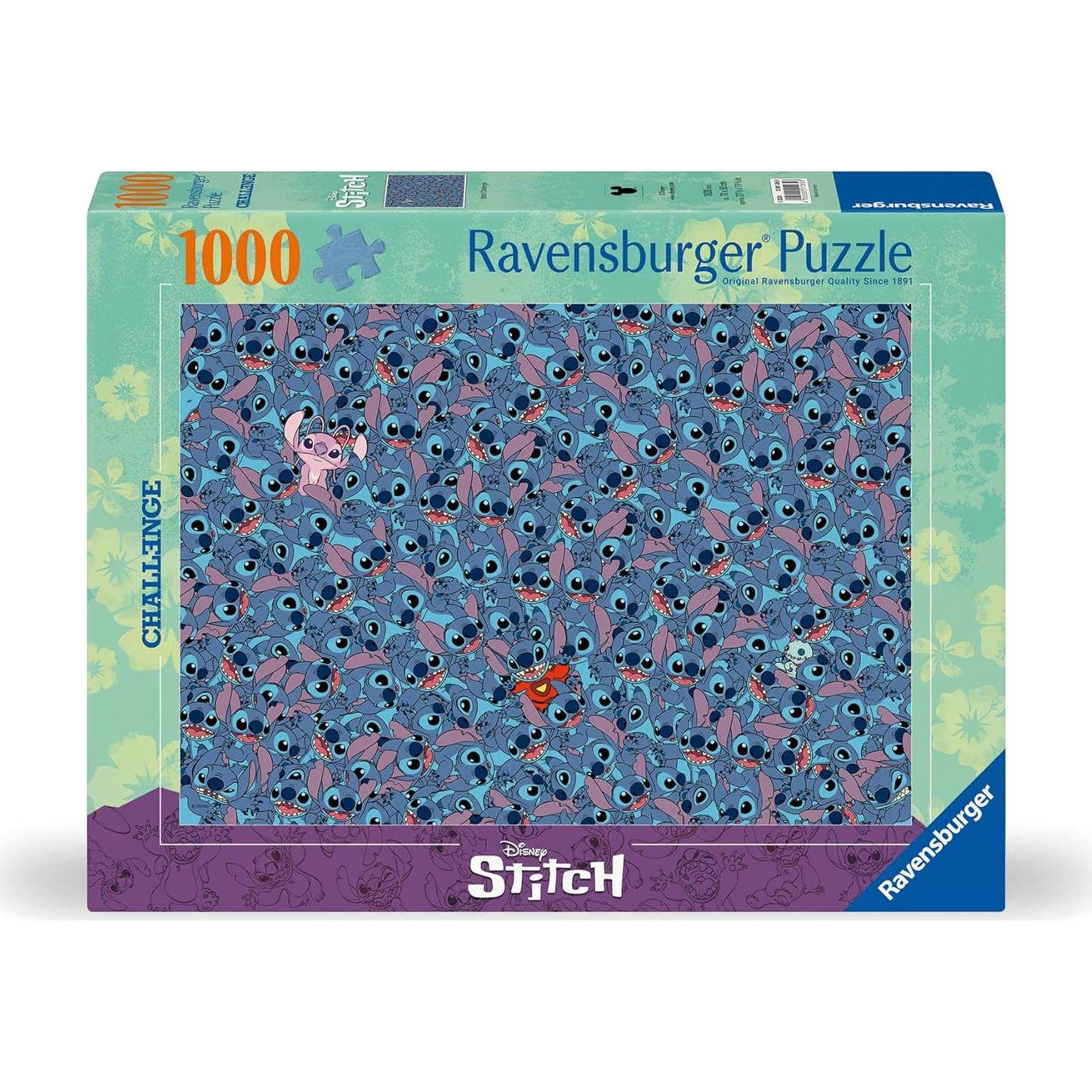 Rompecabezas Ravensburger 1000 Piezas Stitch - Arte Detallado
