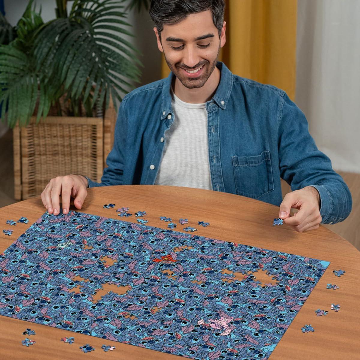 Rompecabezas Ravensburger 1000 Piezas Stitch - Arte Detallado