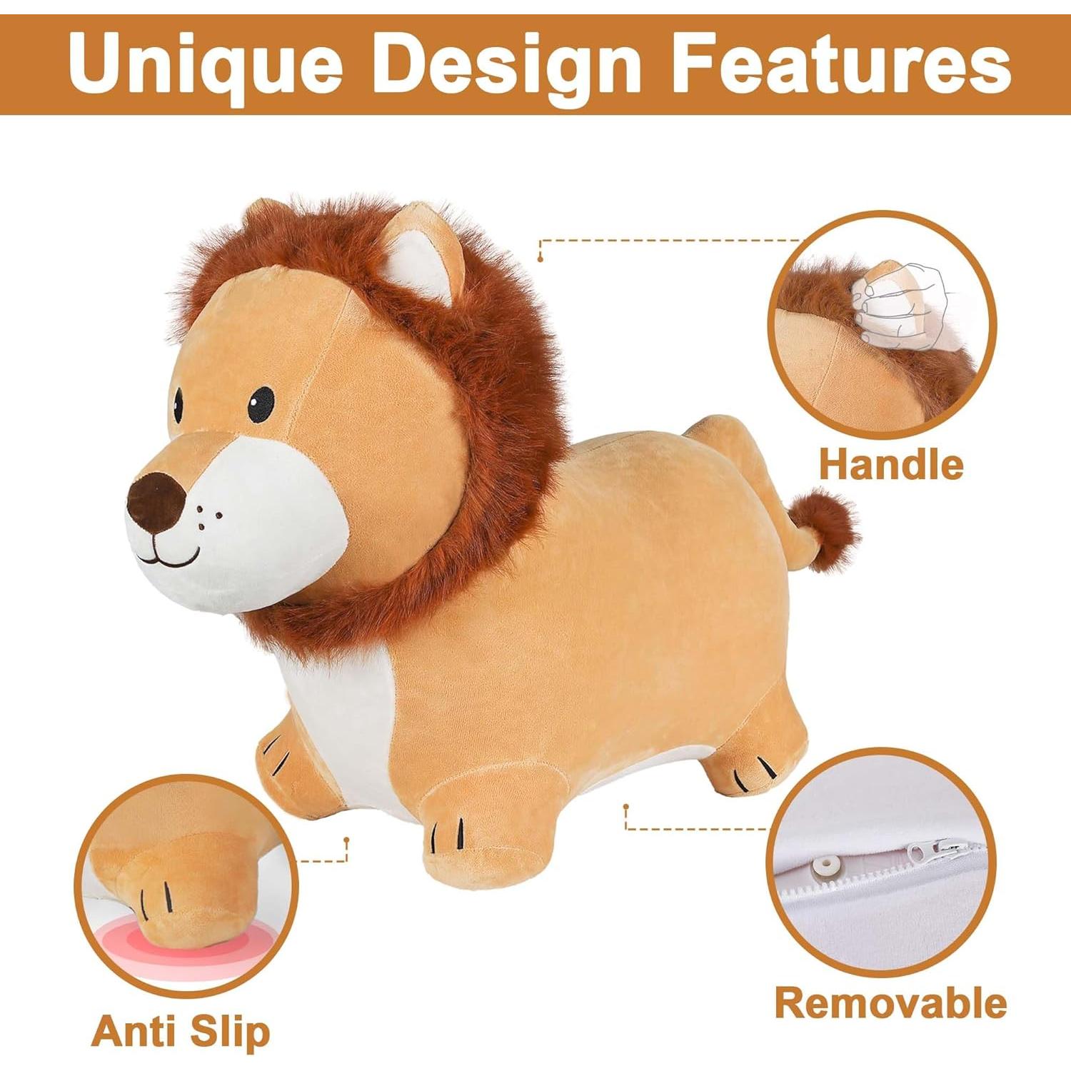 Saltarín Inflable León iPlay, Juguete para Niños 2-5 Años