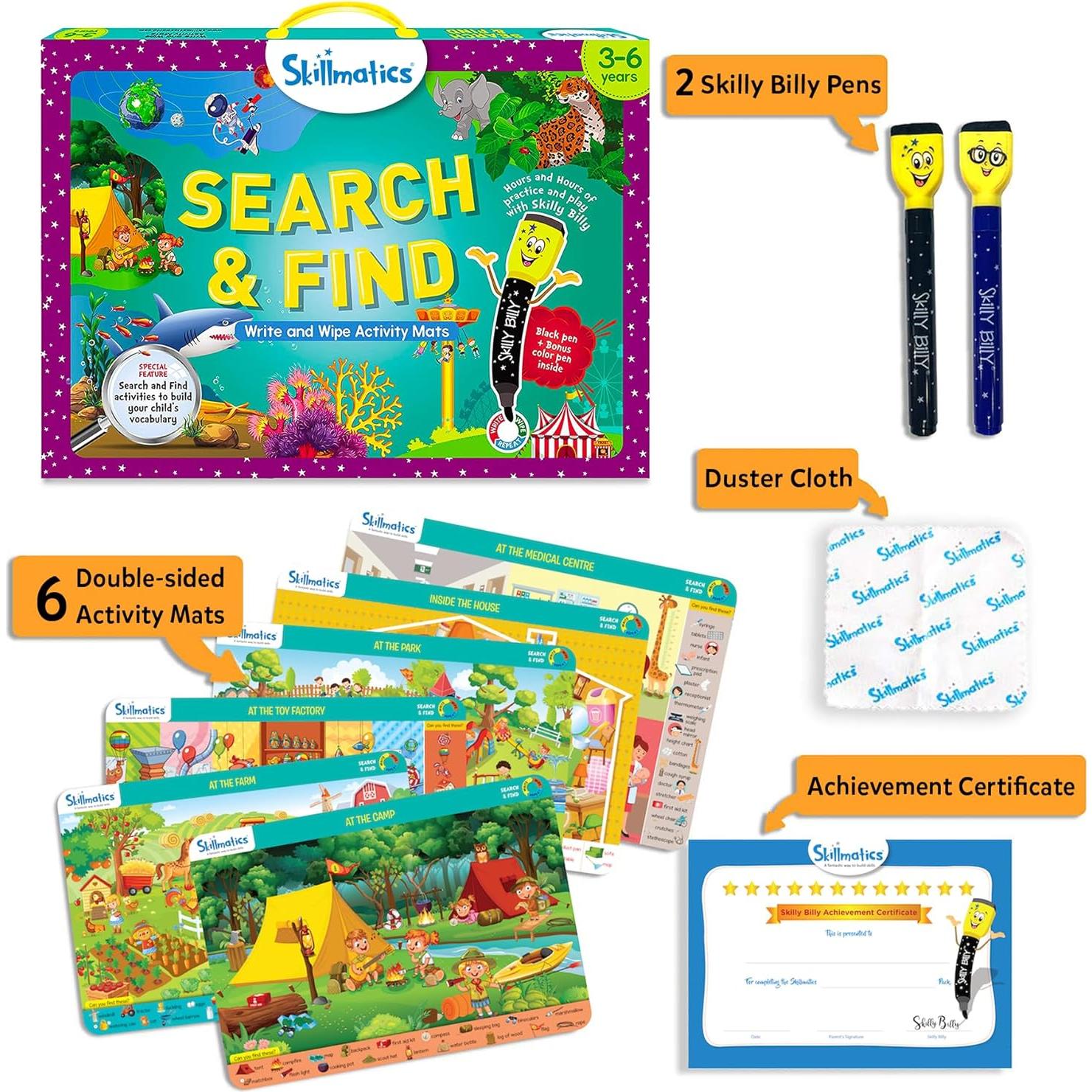 Juego Educativo Buscar y Encontrar Princesa Disney - Skillmatics