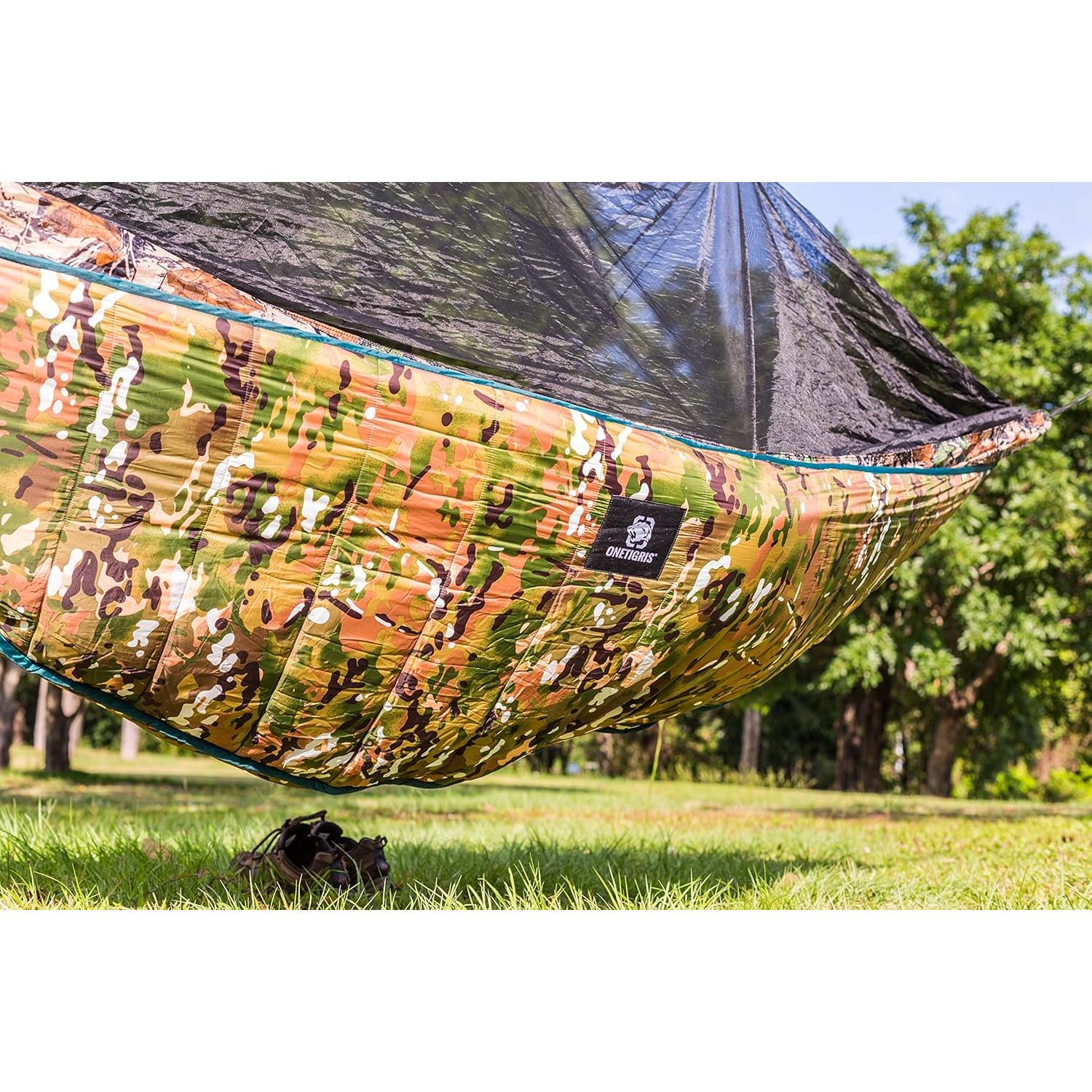 OneTigris Underquilt para Hamaca 2.8m Camo 4 Estaciones