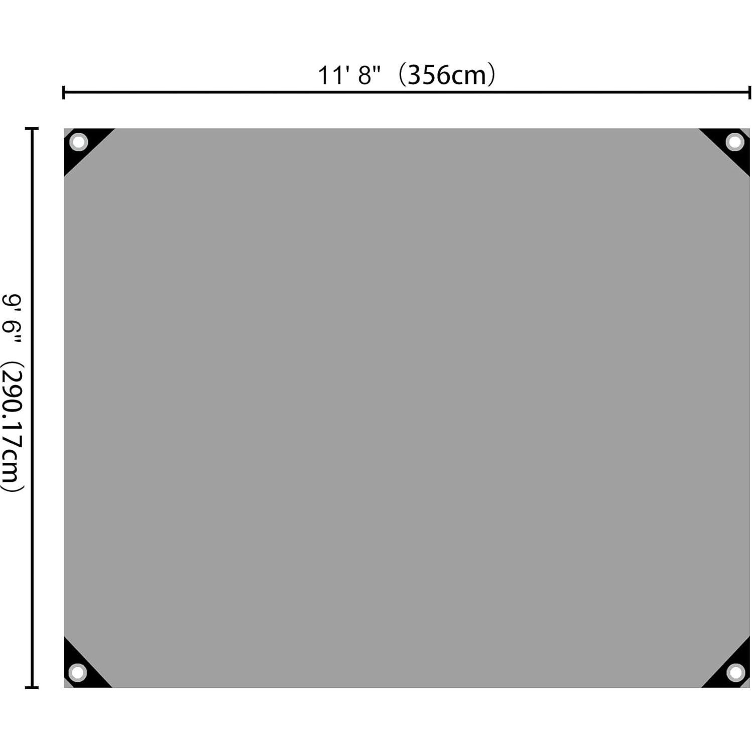 Lona de Polietileno Reforzada Yescom 10 mil 3.05x3.66m Impermeable