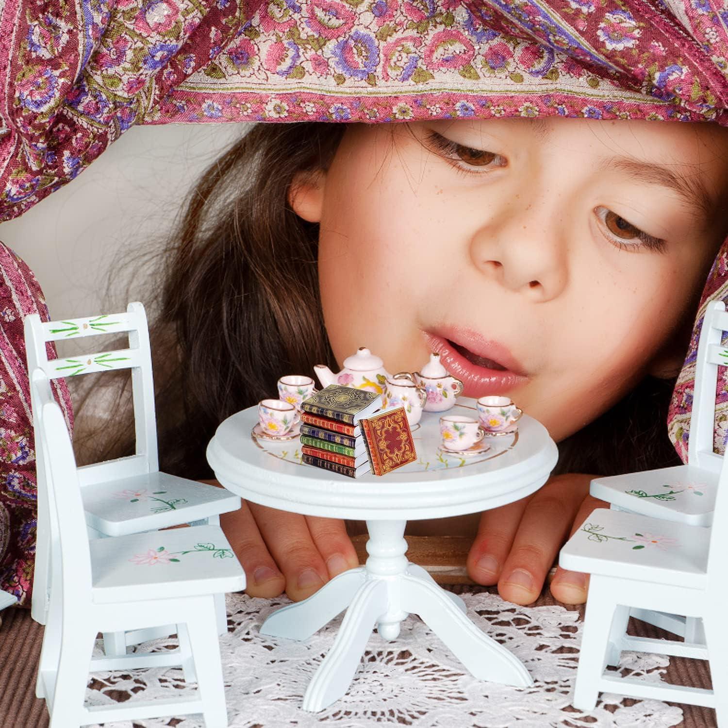 Paquete de 30 libros en miniatura Baaxxango para casas de muñecas