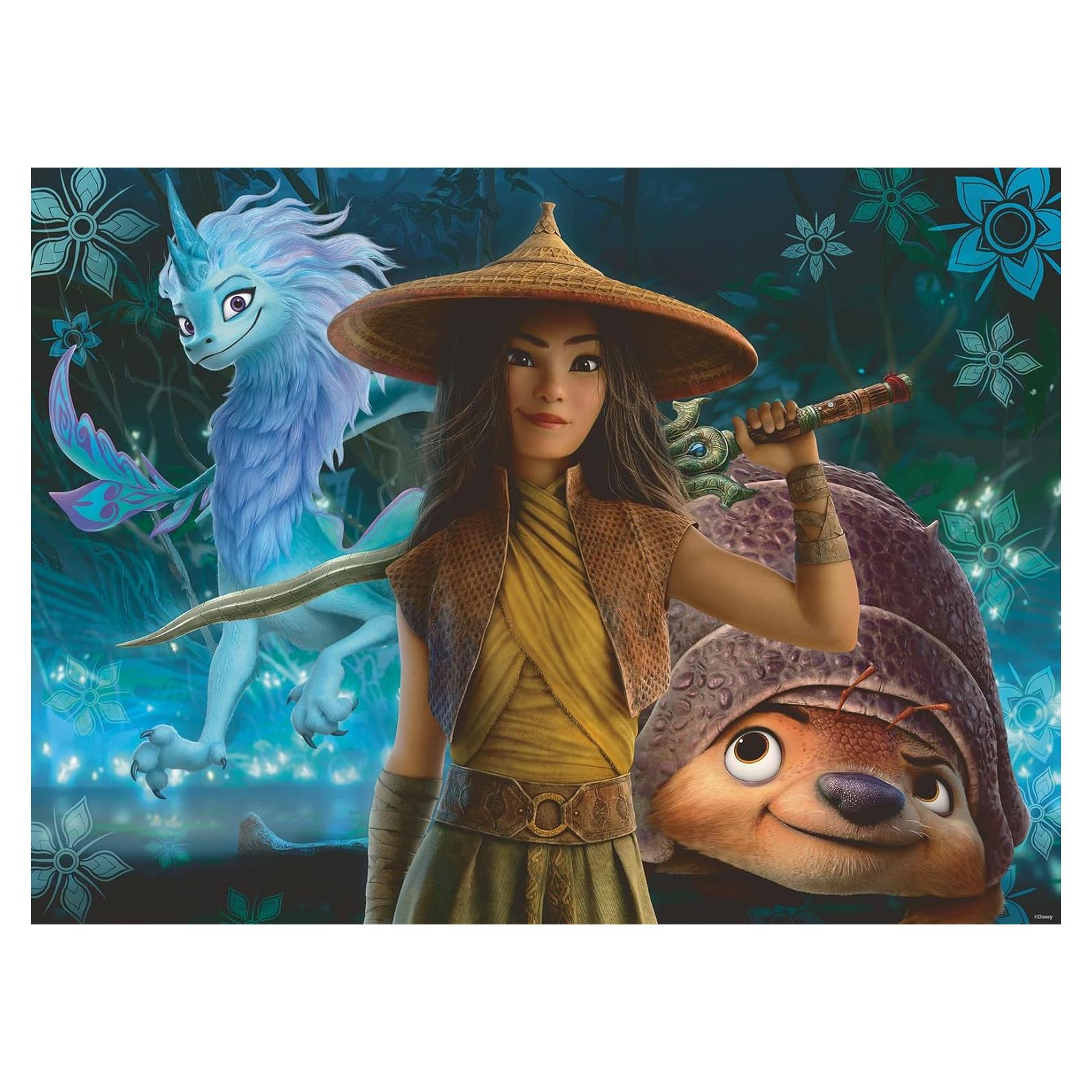 Rompecabezas Ravensburger 200 Piezas Raya y El Último Dragón