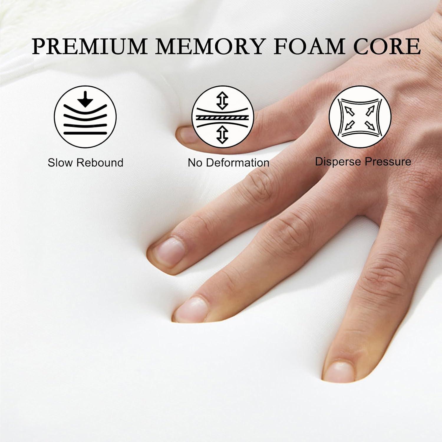 Almohada de Viaje YOUR MOON Espuma Memoria Portátil Gris Claro