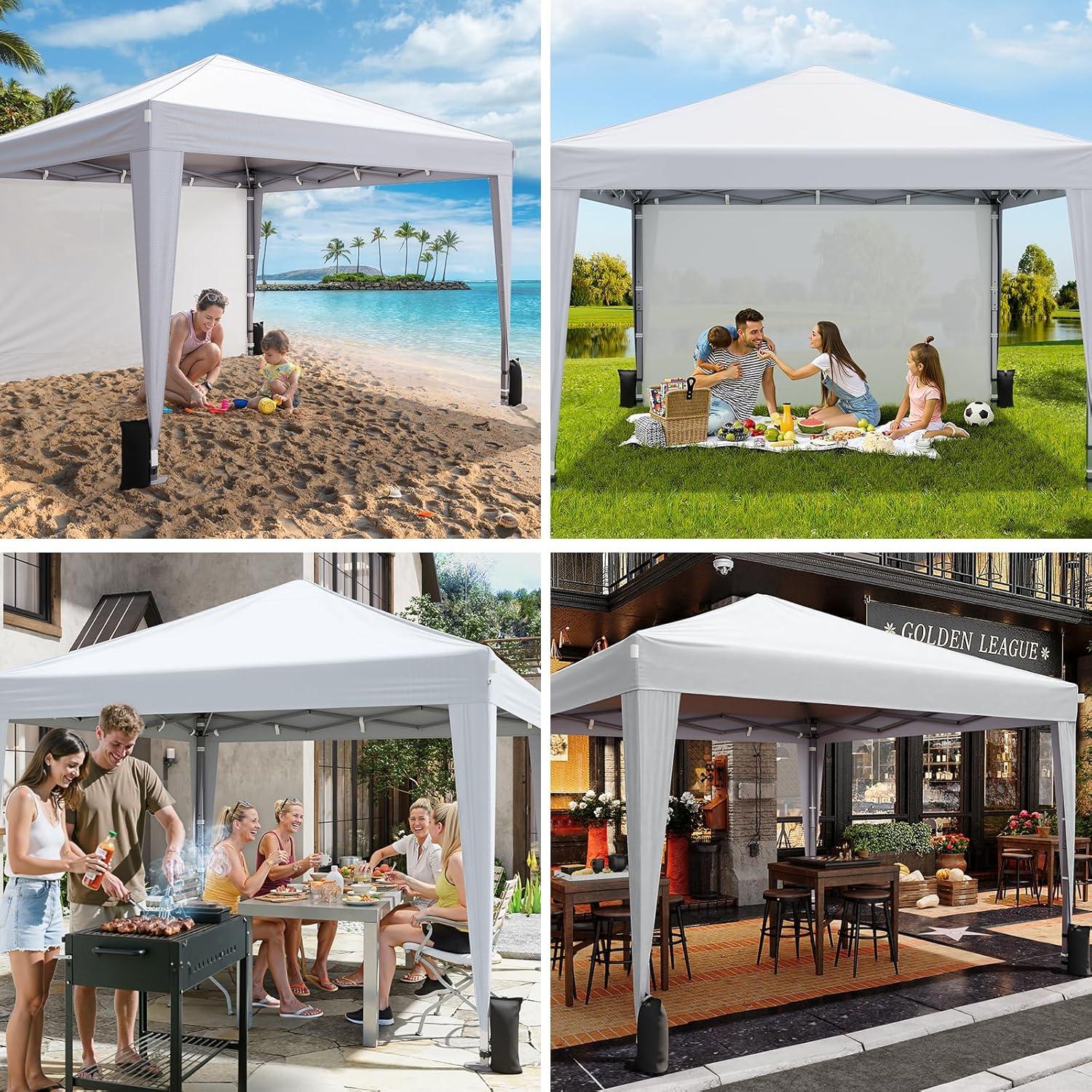 Carpa Plegable Driftalia 3x3m con Paredes Laterales - Ideal para Eventos