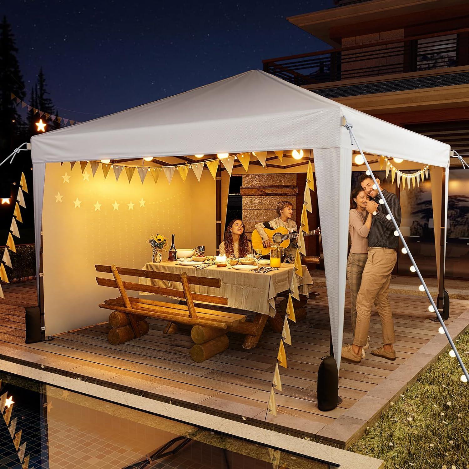 Carpa Plegable Driftalia 3x3m con Paredes Laterales - Ideal para Eventos