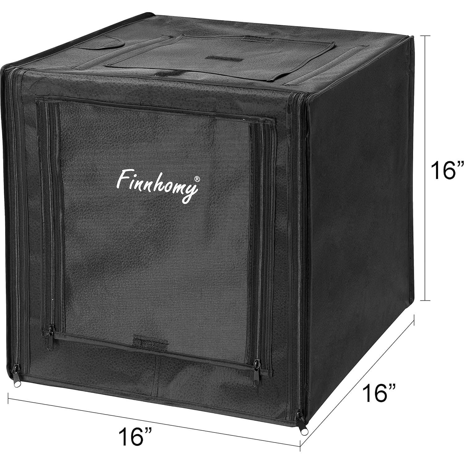 Estudio Fotográfico Portátil Finnhomy 40x40 cm con LED