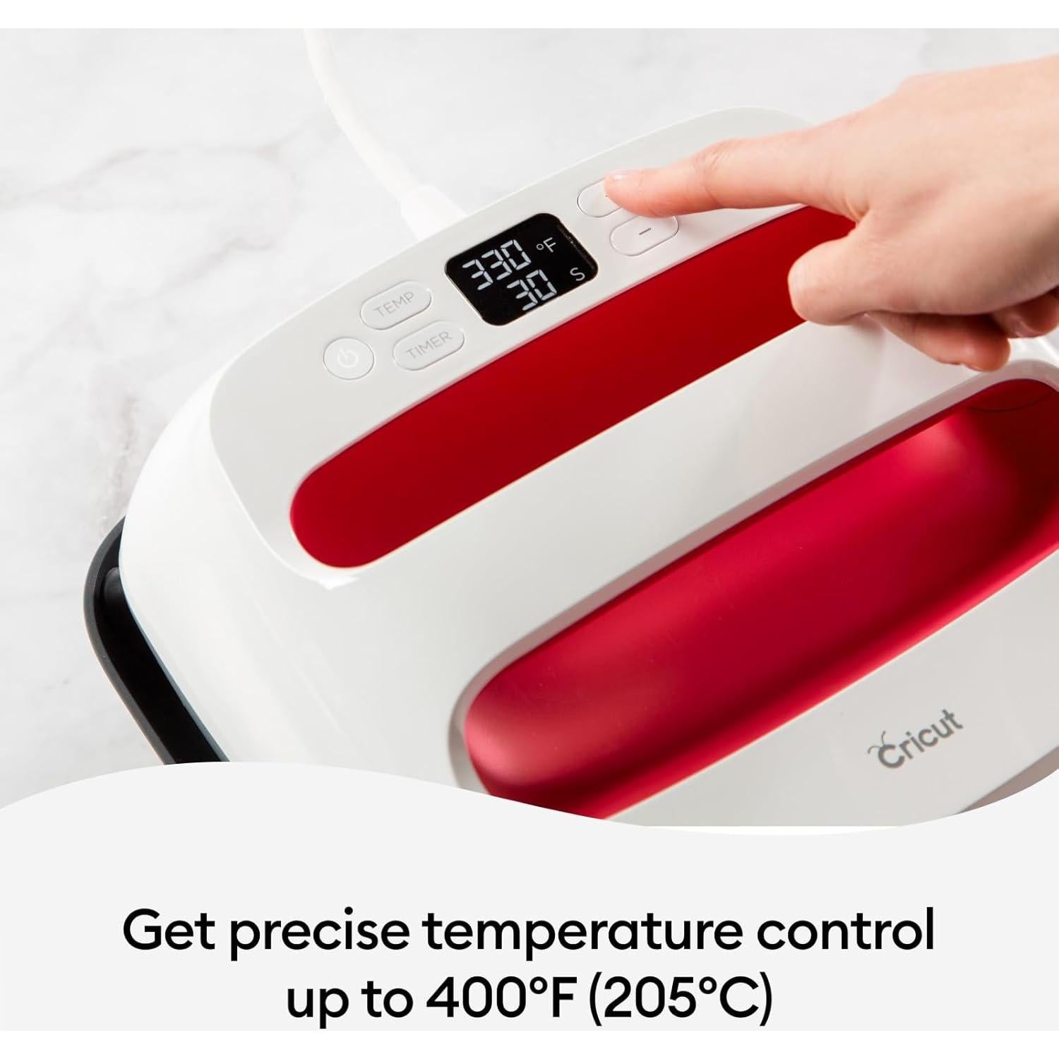 Cricut EasyPress 2 Prensa Térmica 22.5x22.5 cm Frambuesa