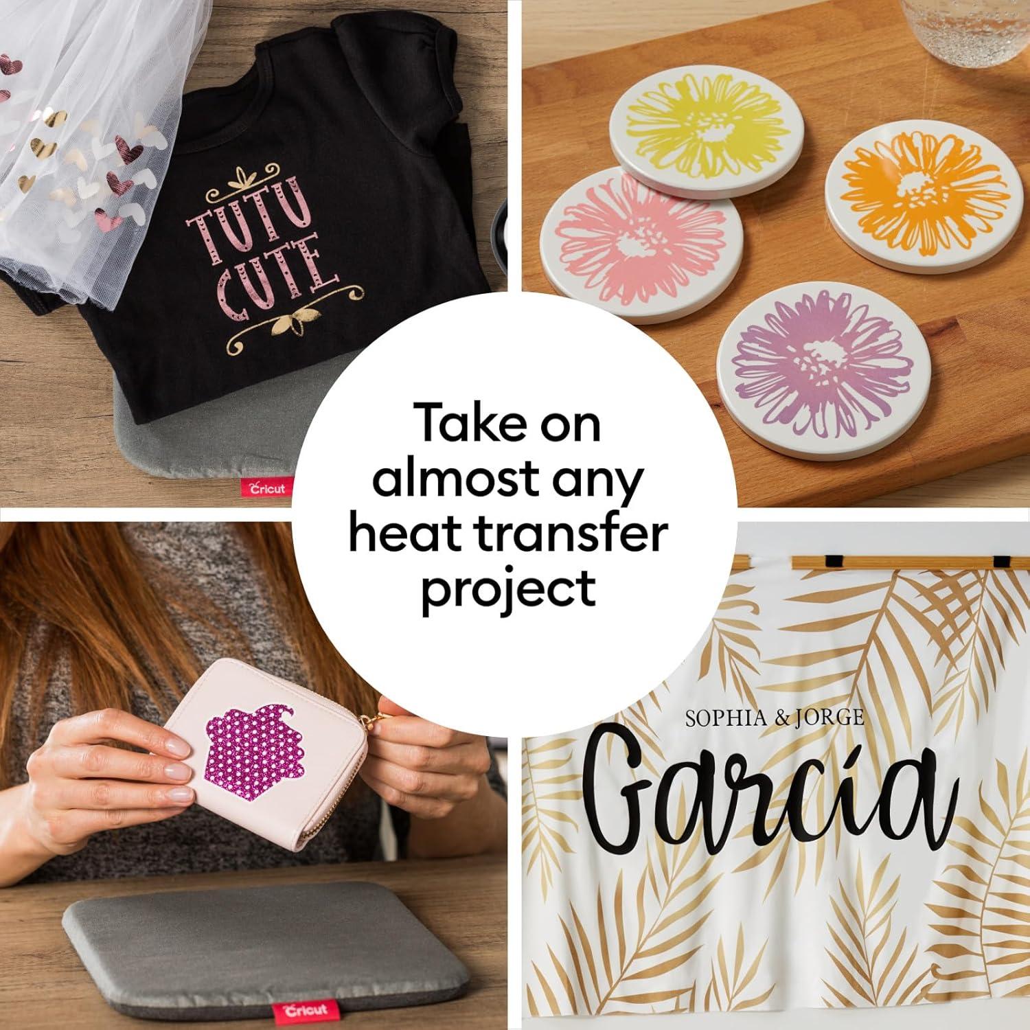 Cricut EasyPress 2 Prensa Térmica 22.5x22.5 cm Frambuesa