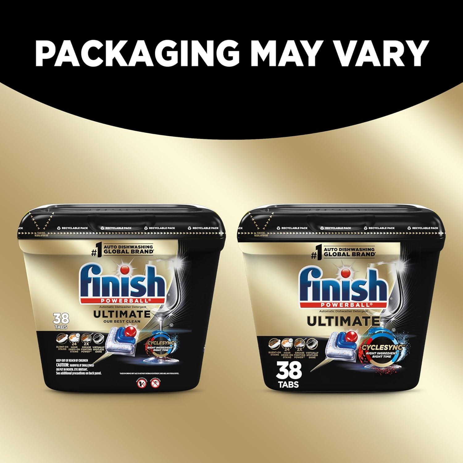 Finish Ultimate Cápsulas para Lavavajillas 38 Unidades - Sin Enjuague