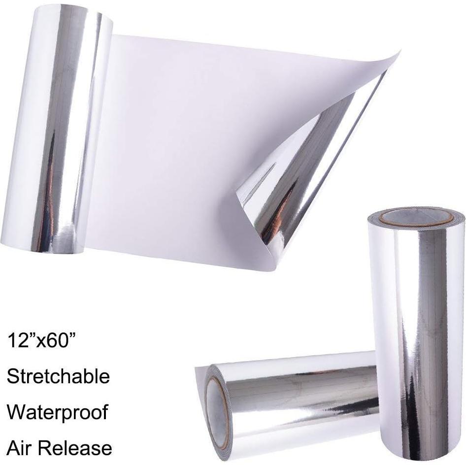 Vinilo para Envolver Autos VINYL FROG 30.48x152.4cm Espejo Cromado