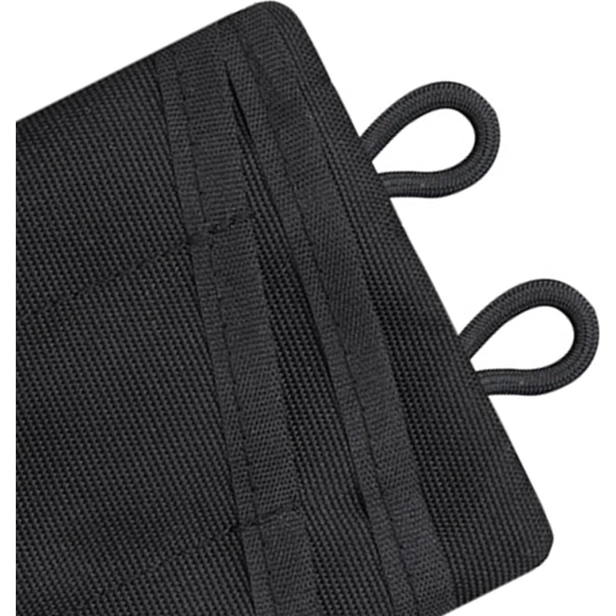 Organizador de Bolsillo EDC Topyond Negro Tela Oxford 3 Compartimentos
