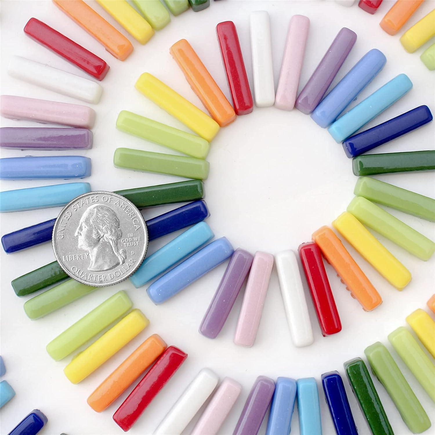 Azulejos de Mosaico de Vidrio Estilo Youway 228g 2.54x0.51cm