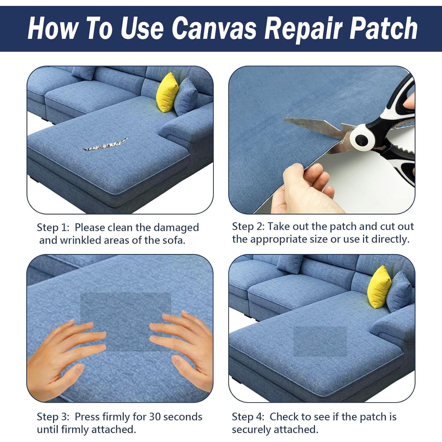 Parche de Reparación de Lona Lifenion 8.9x200.7 cm Negro