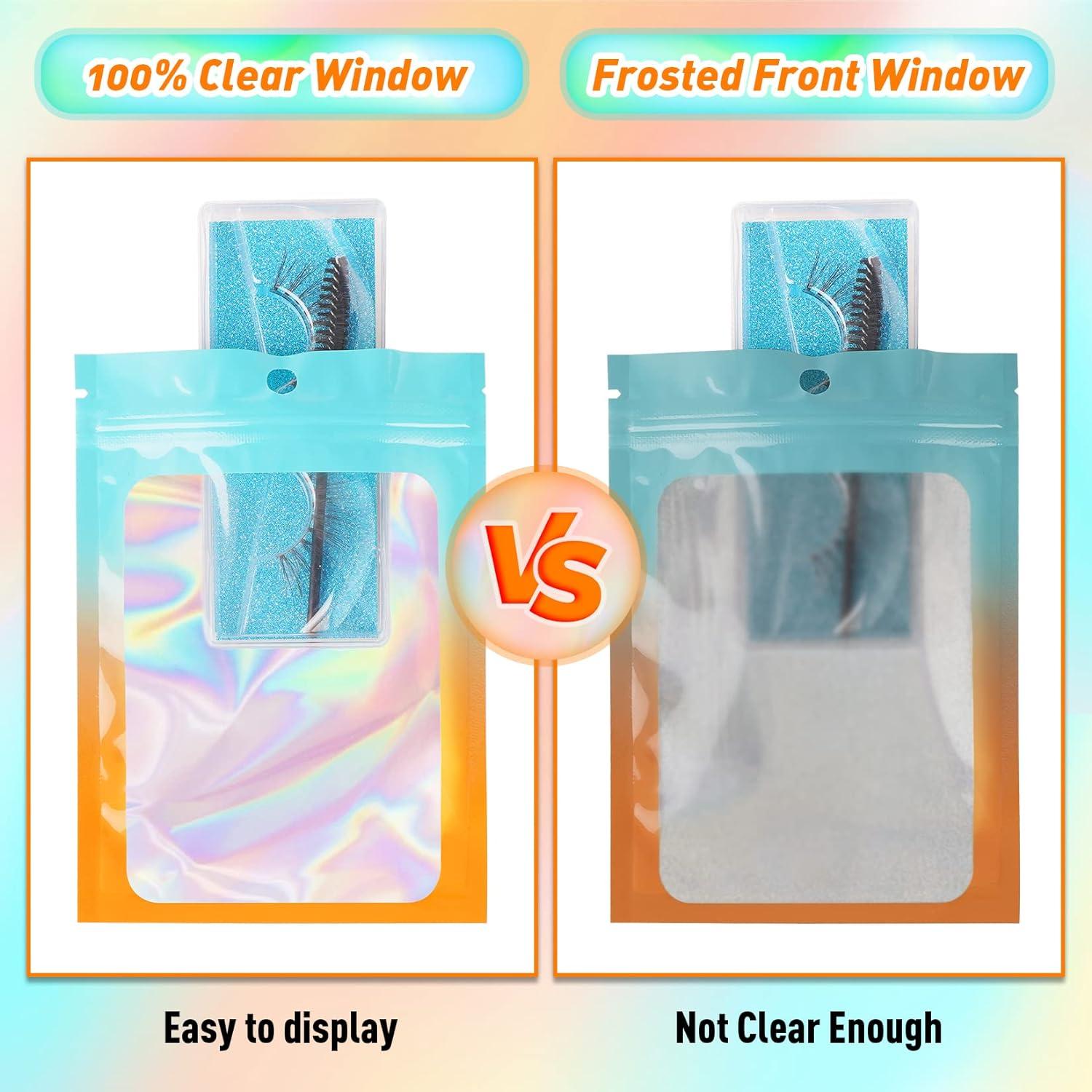 Bolsas Mylar Holográficas FUNFERY 100 Unidades 6.9x9.9 cm