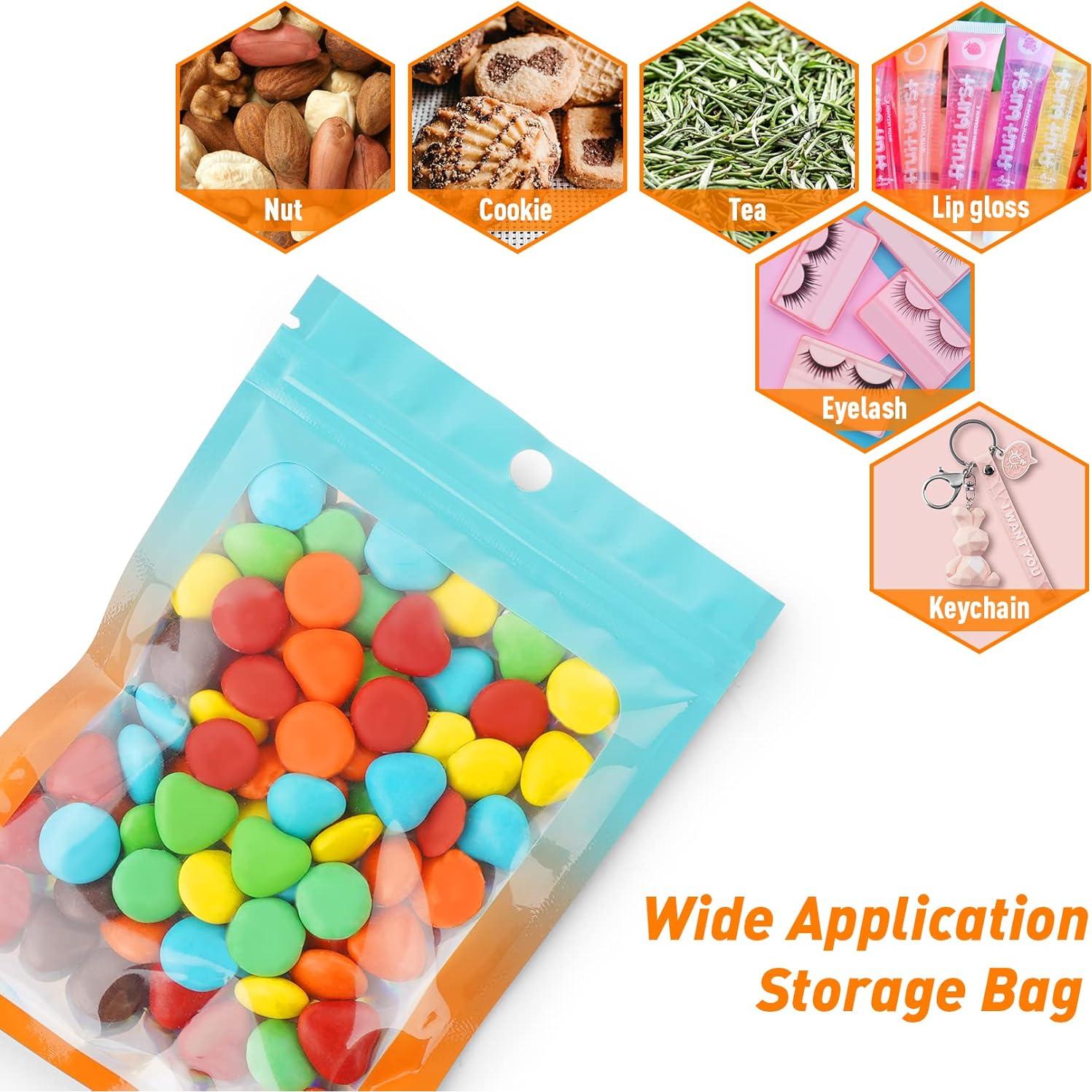 Bolsas Mylar Holográficas FUNFERY 100 Unidades 6.9x9.9 cm