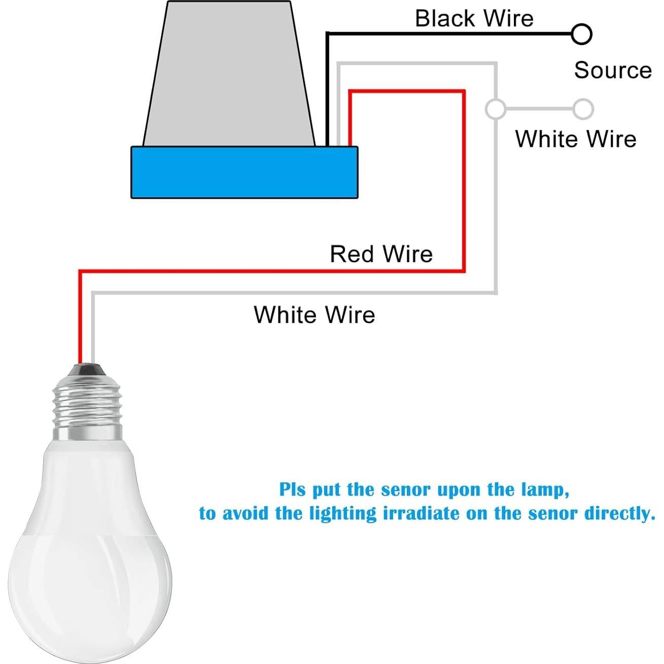 6 Pcs Interruptor Fotocélula 24V DORHEA 10A Automático
