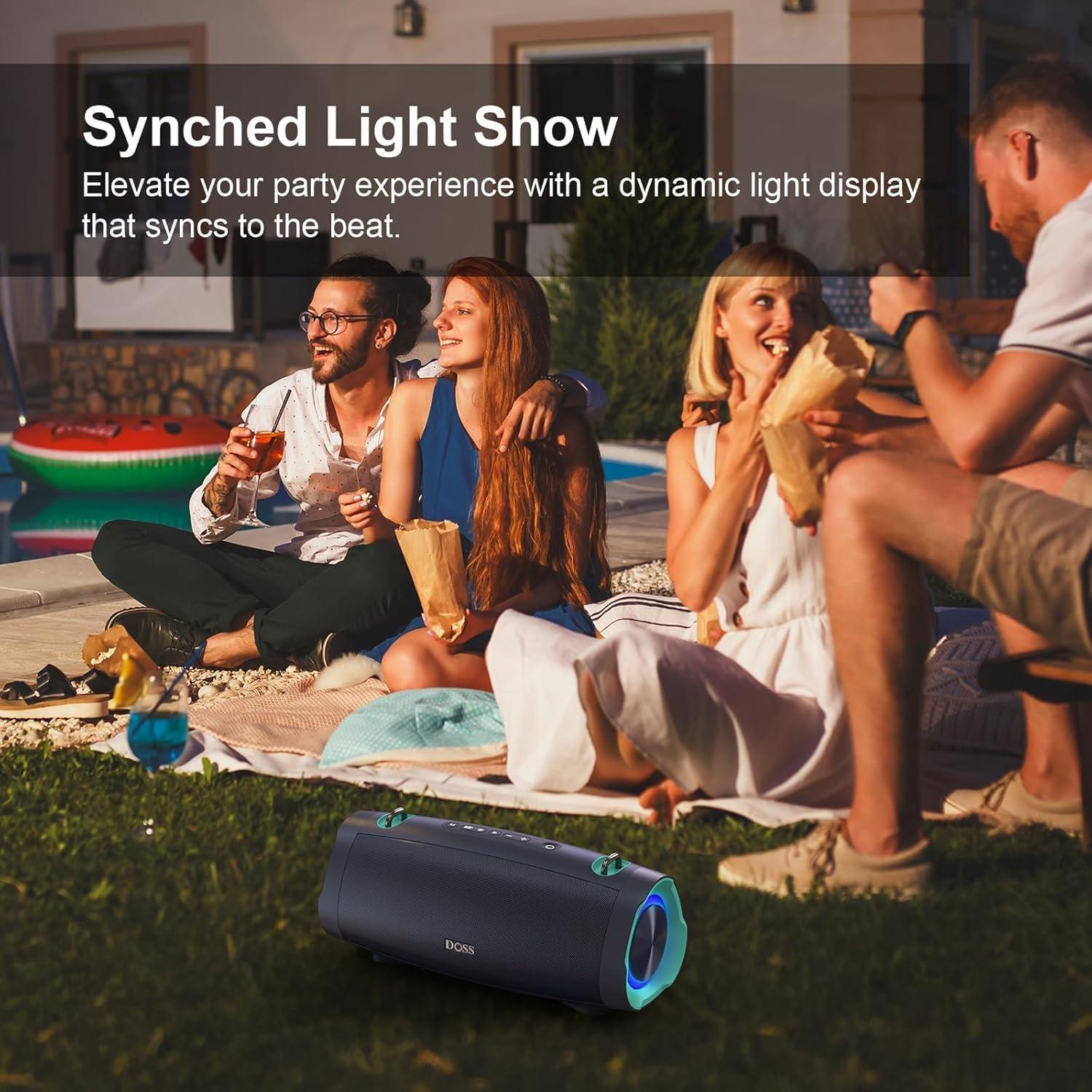 Altavoz Bluetooth DOSS Extreme Boom Pro D100 70W IPX6 Negro