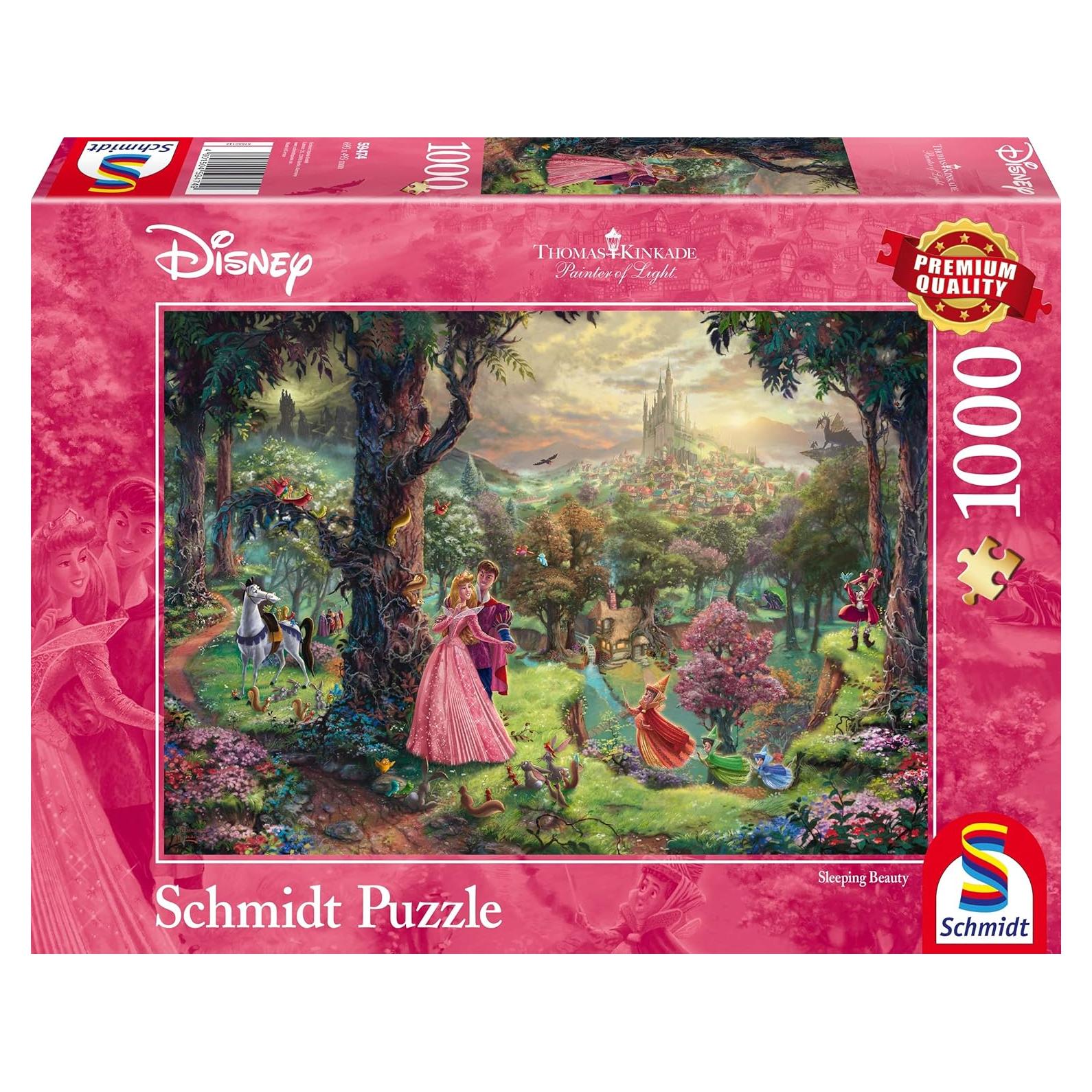 Rompecabezas 1000 Piezas Schmidt Thomas Kinkade La Bella Durmiente