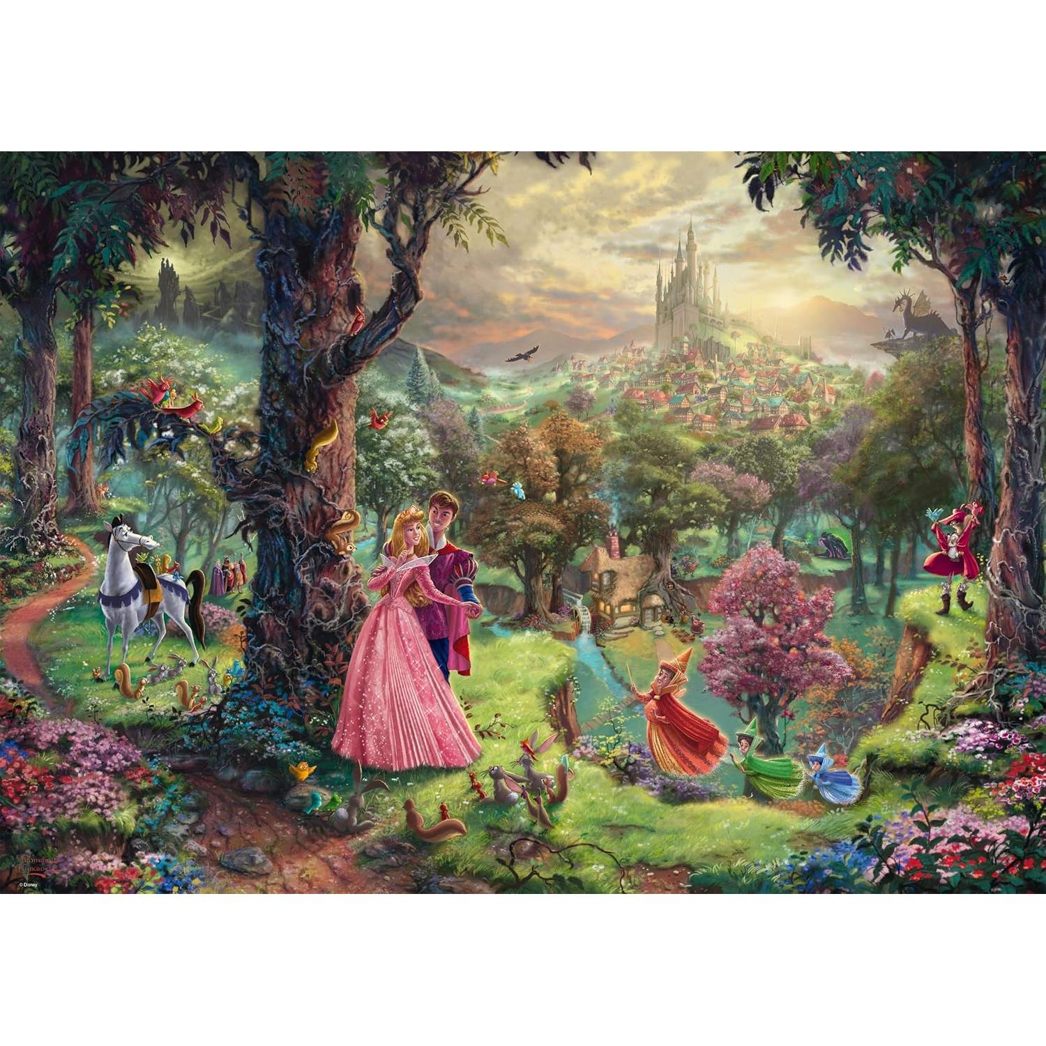 Rompecabezas 1000 Piezas Schmidt Thomas Kinkade La Bella Durmiente