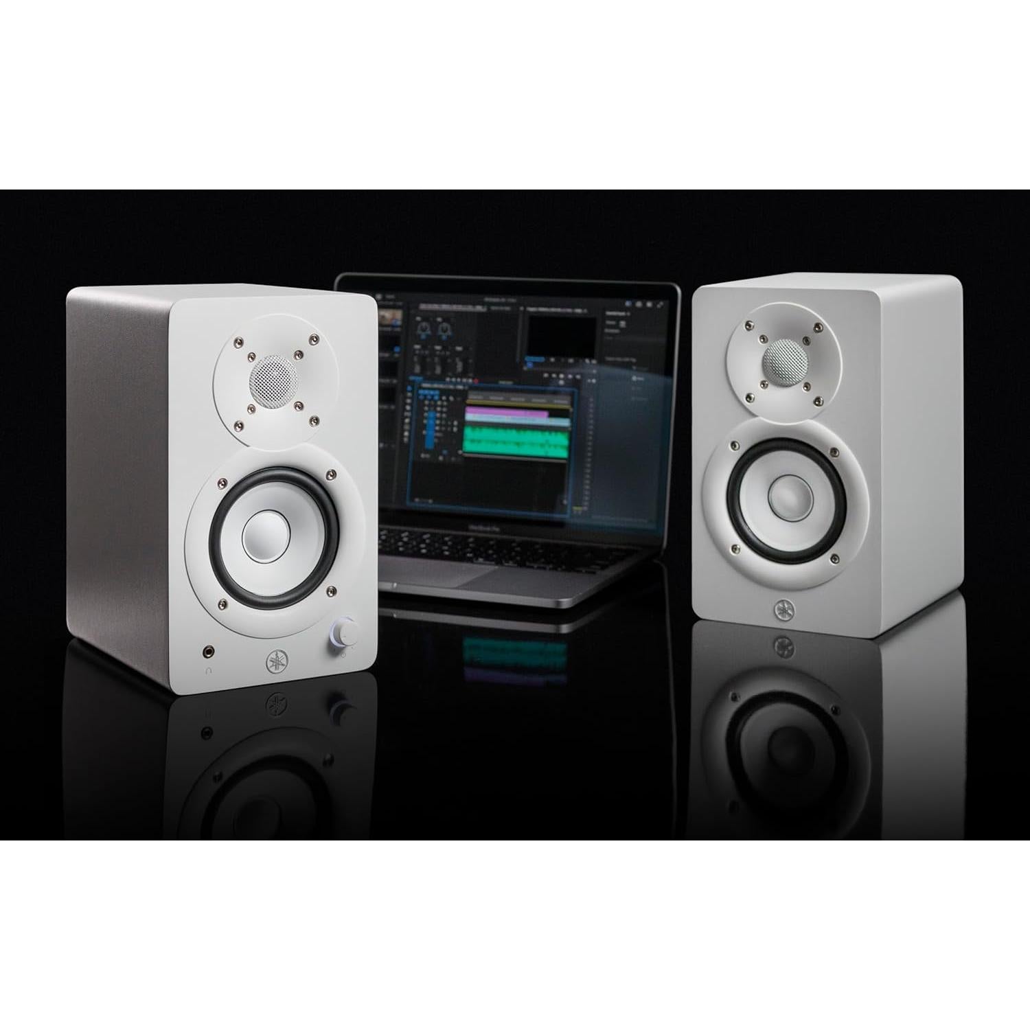 Monitores de Estudio Yamaha HS3 Blanco - Par de 3.5"