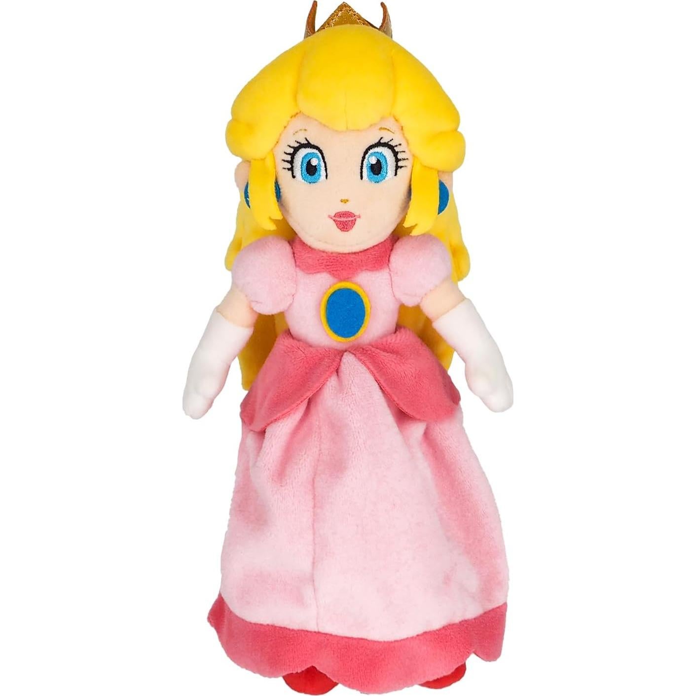 Peluche Princesa Peach 25.4cm Sanei Super Mario AC05