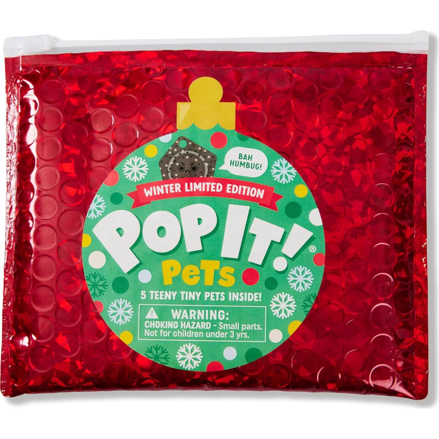 POP IT Mascotas Edición Limitada Invierno - 5 Personajes Coleccionables