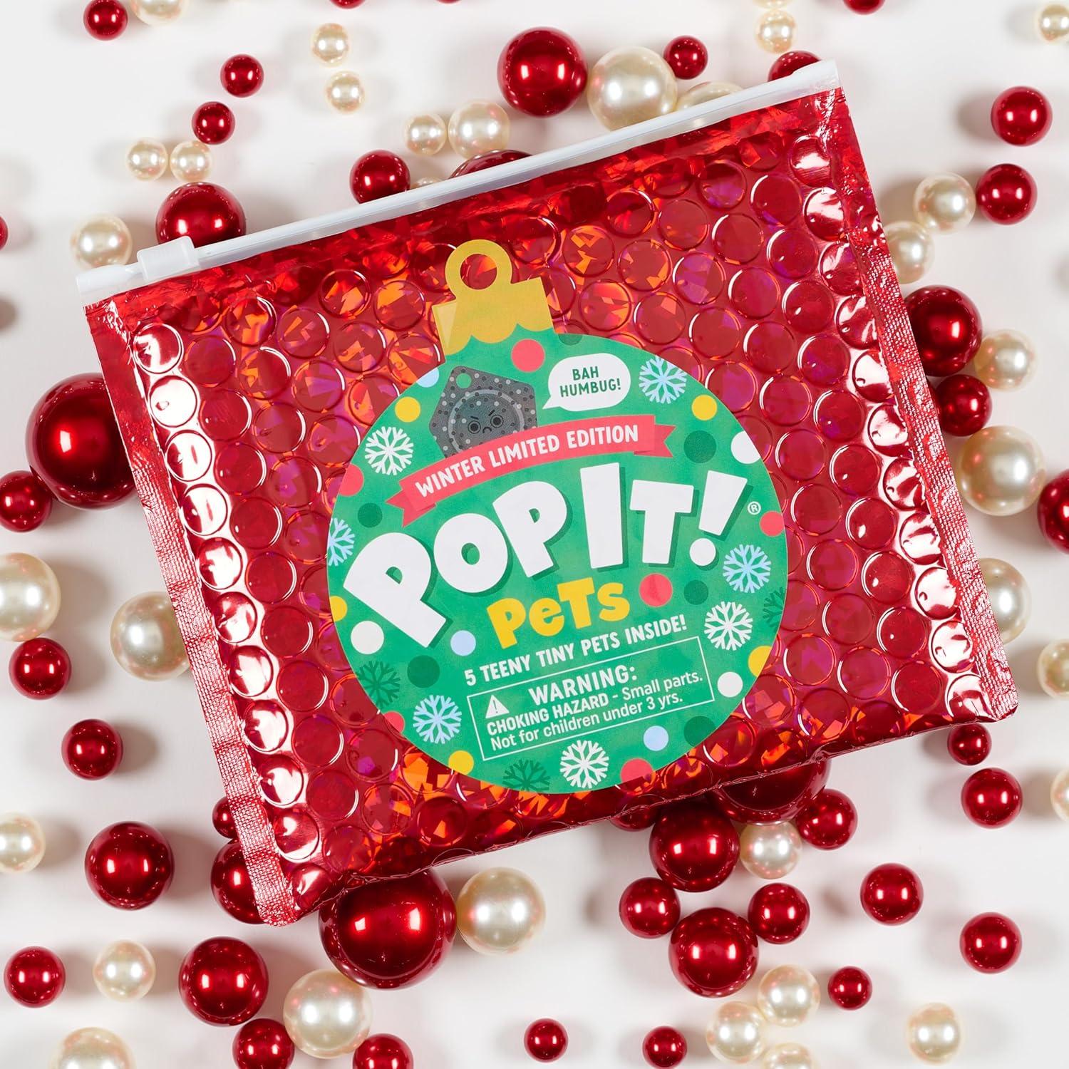 POP IT Mascotas Edición Limitada Invierno - 5 Personajes Coleccionables