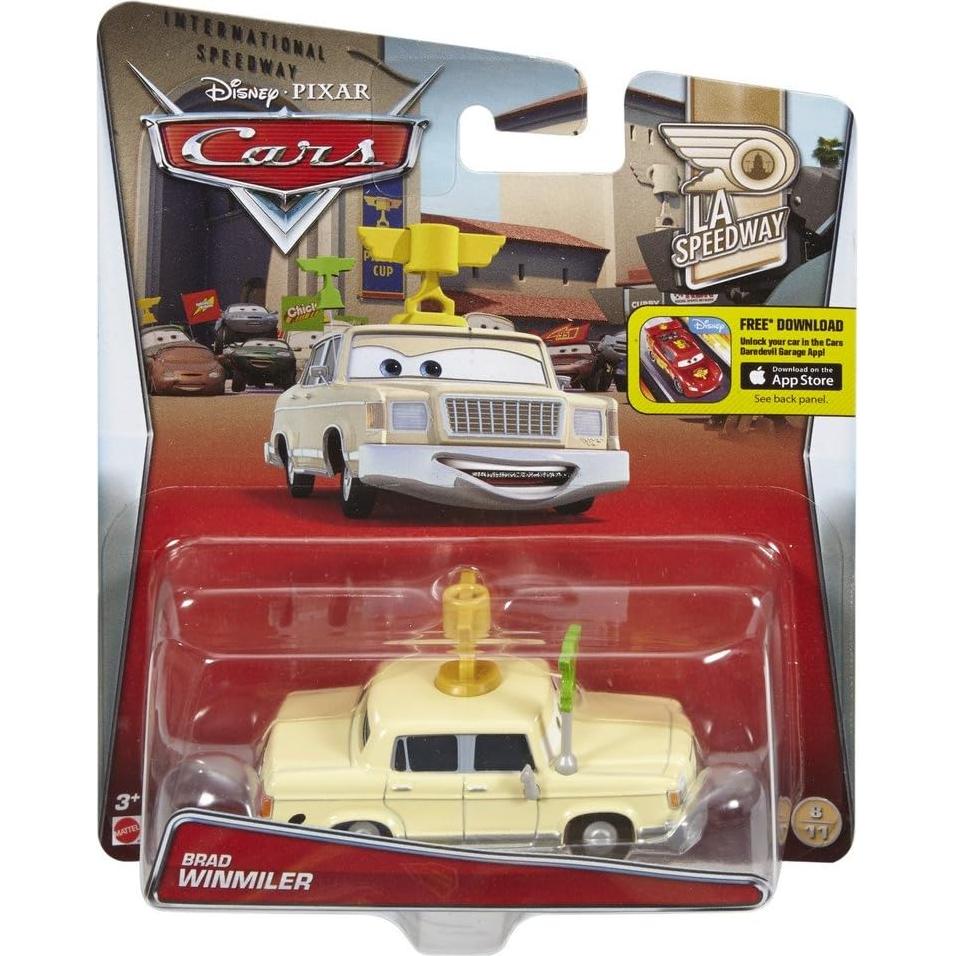 Vehículo de metal fundido Disney Pixar Cars 1:55 Mattel