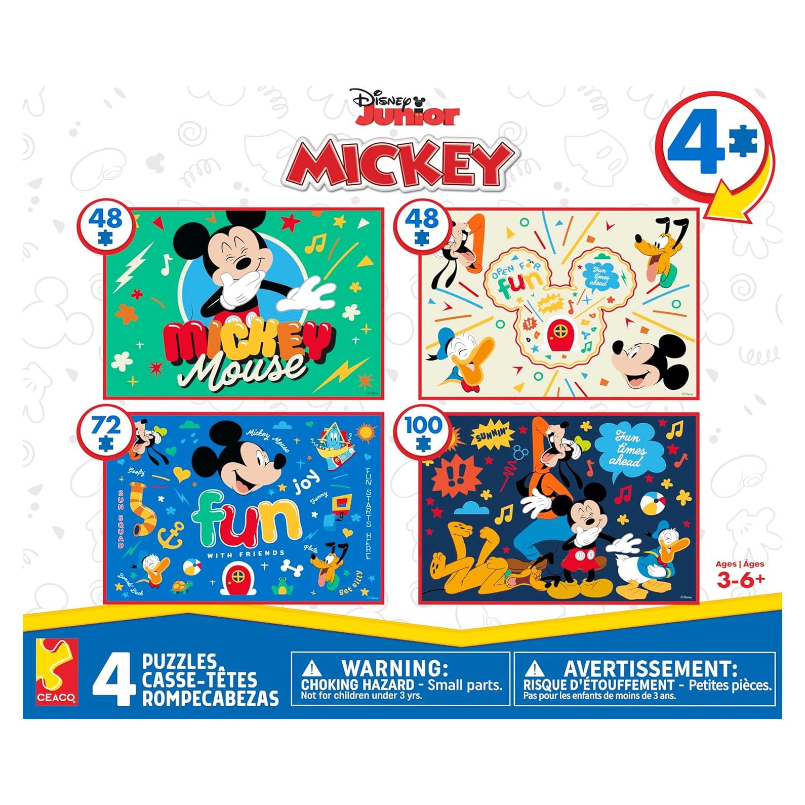 Rompecabezas 4 en 1 Buffalo Games Disney - 48, 72, 100 Piezas