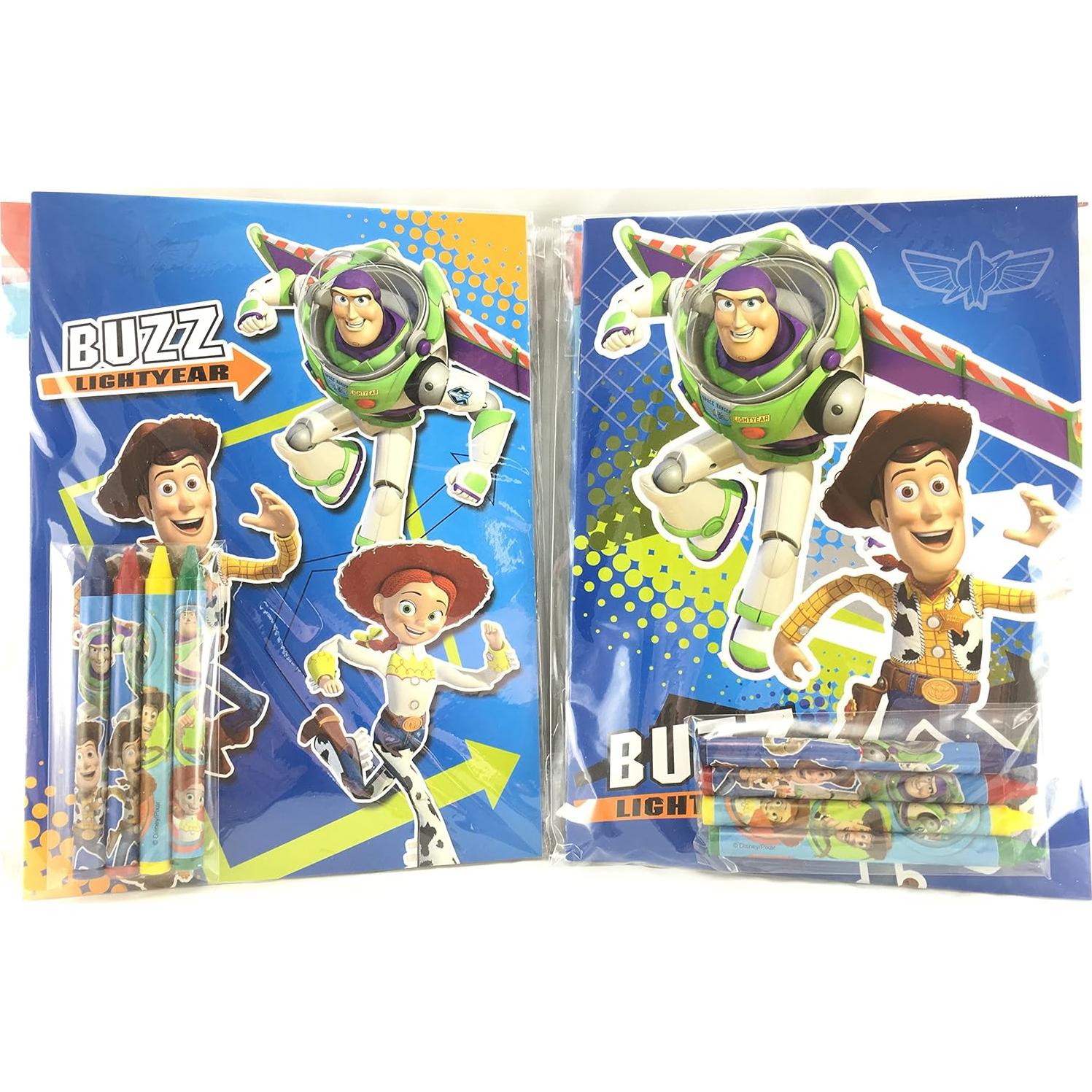 Set de Libros para Colorear Toy Story + Crayones Multicolor