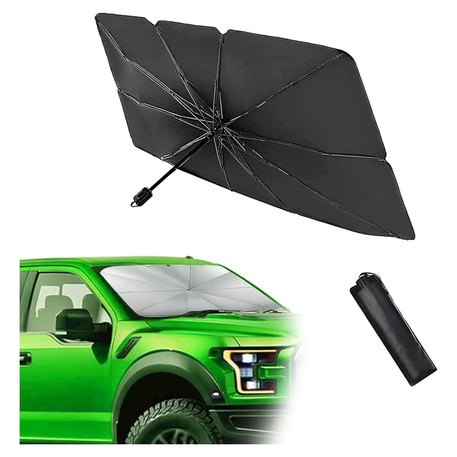 Parasol de Coche Flygun FUNZYS-L 139.7x78.7cm Plata Plegable