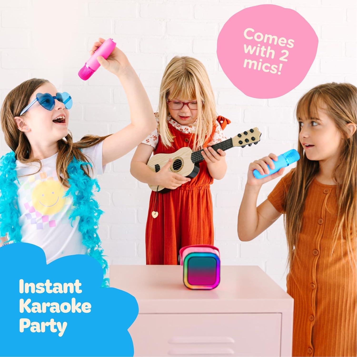 Mini Máquina de Karaoke Move2Play para Niños - Bluetooth, 20 Canciones