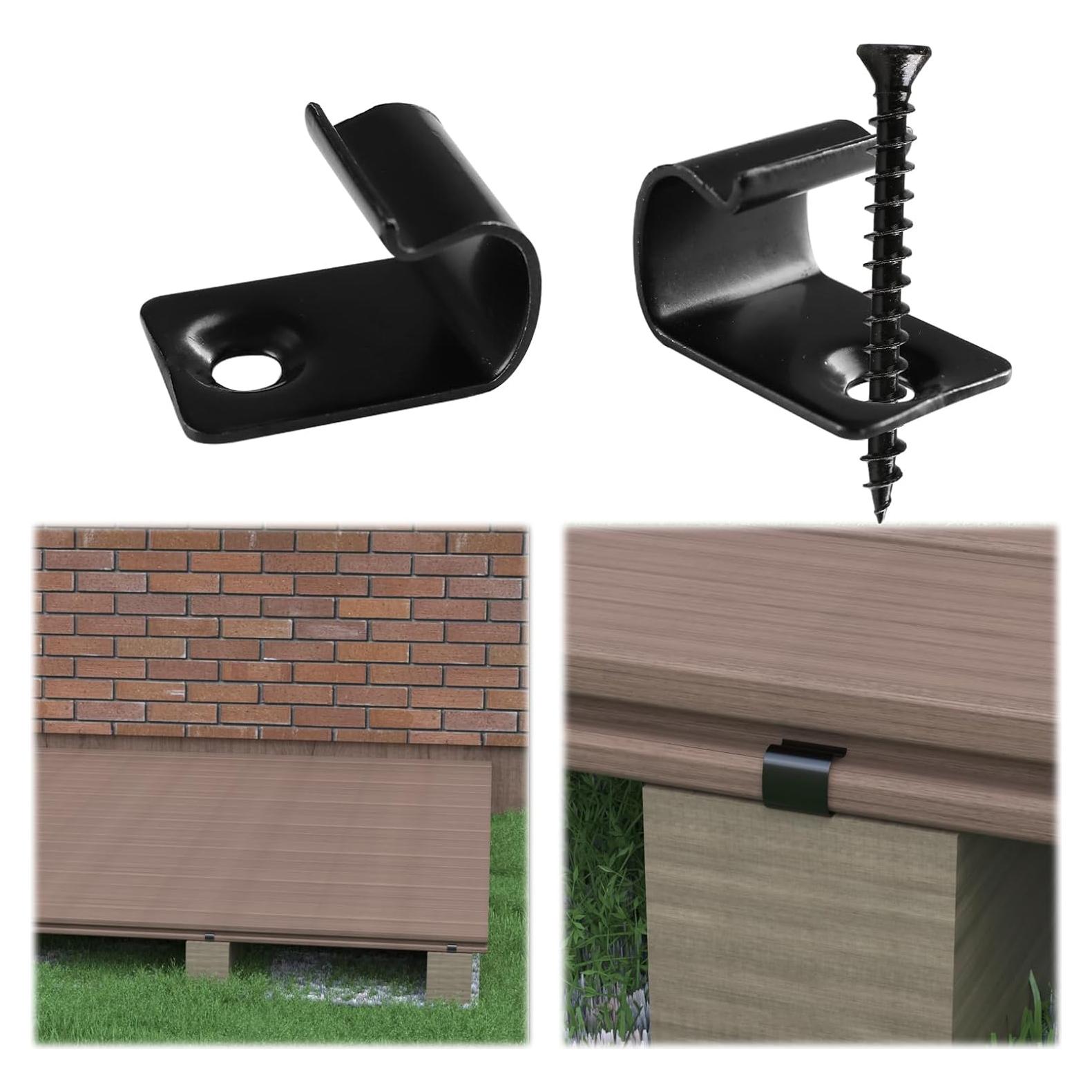 Muzata Clips de Inicio para Deck 48Pack Acero Inoxidable 600 Pies²